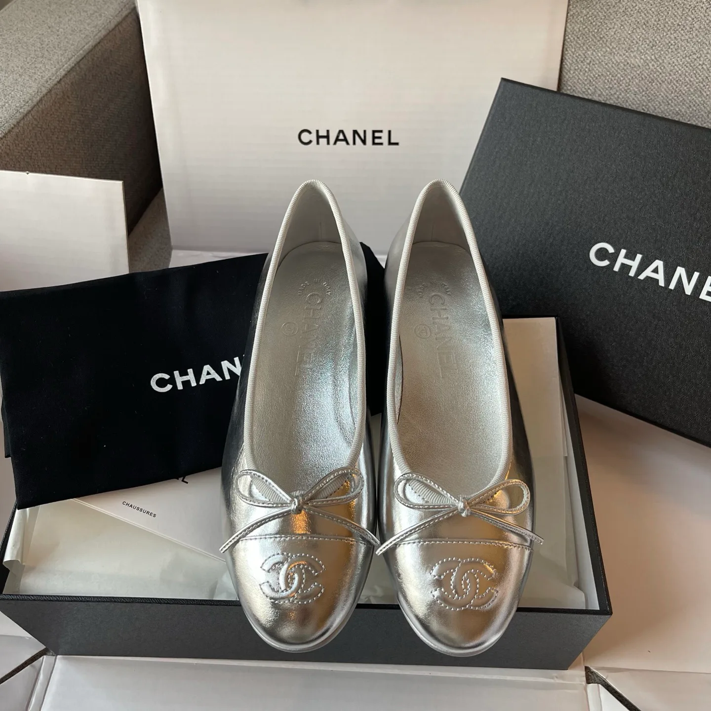 Балетки Женские Chanel 11412836