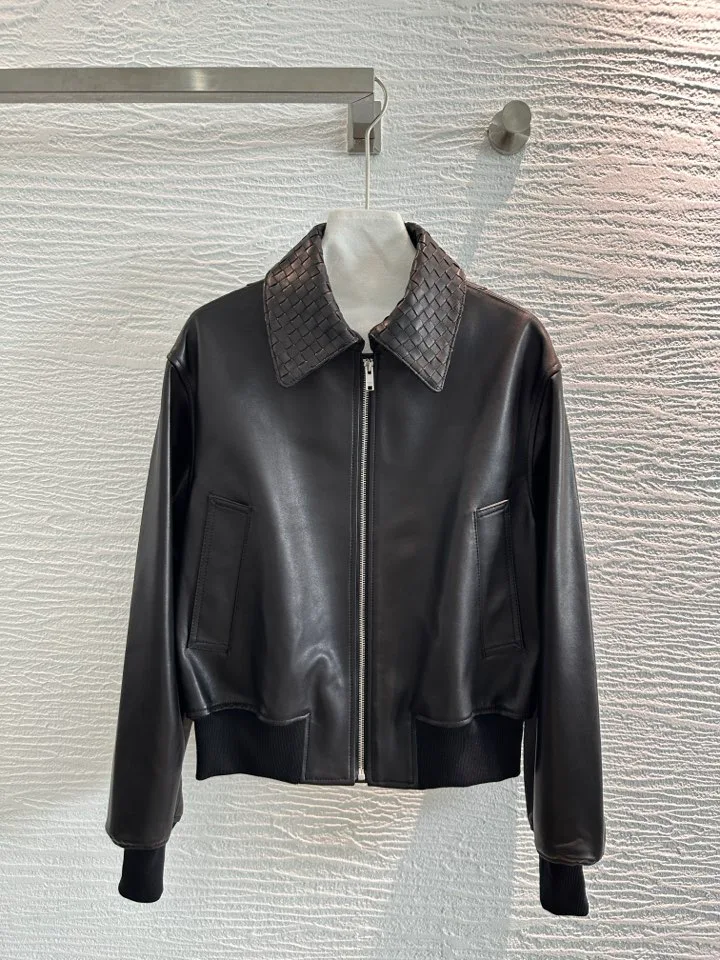 Кожаные Куртки И Дублёнки Женские Bottega Veneta 18728864
