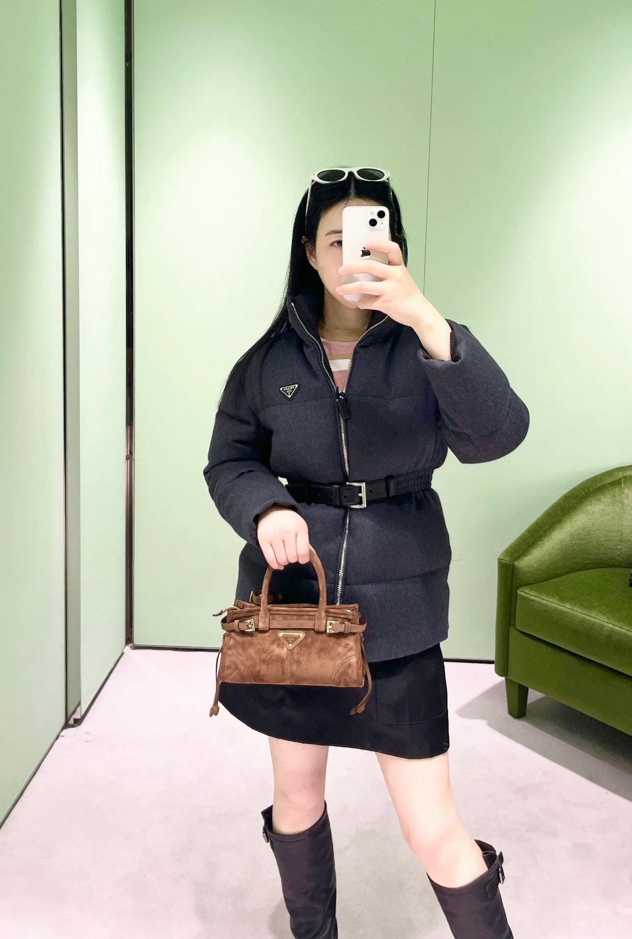 Куртки И Пуховики Женские Prada 19403867