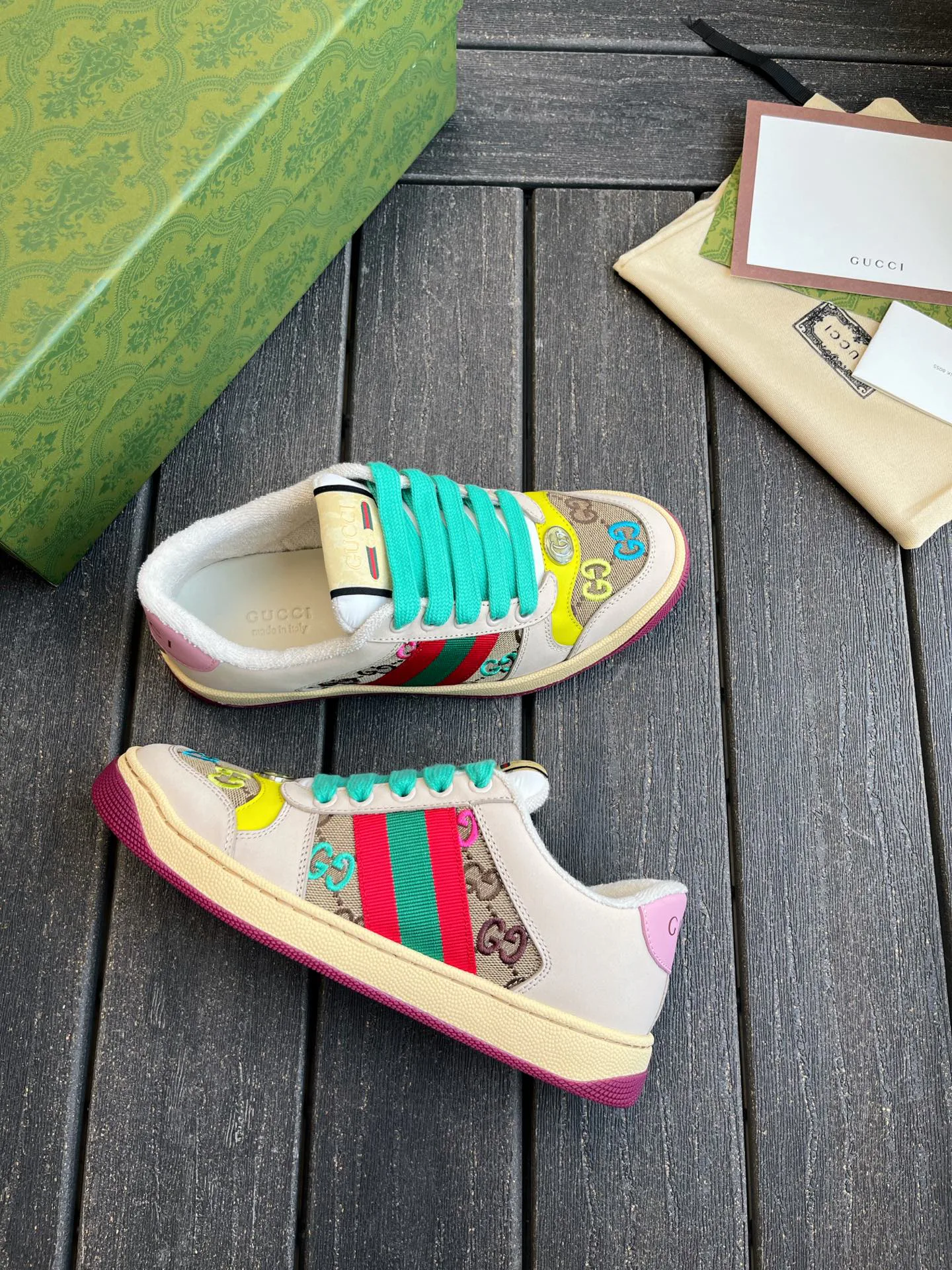 Кроссовки Женские Gucci 65895