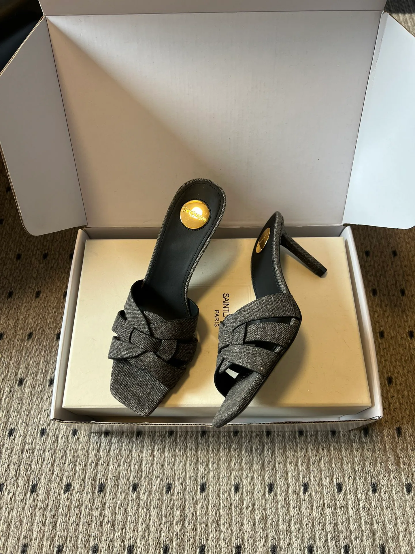 Босоножки Женские Saint Laurent 11239397