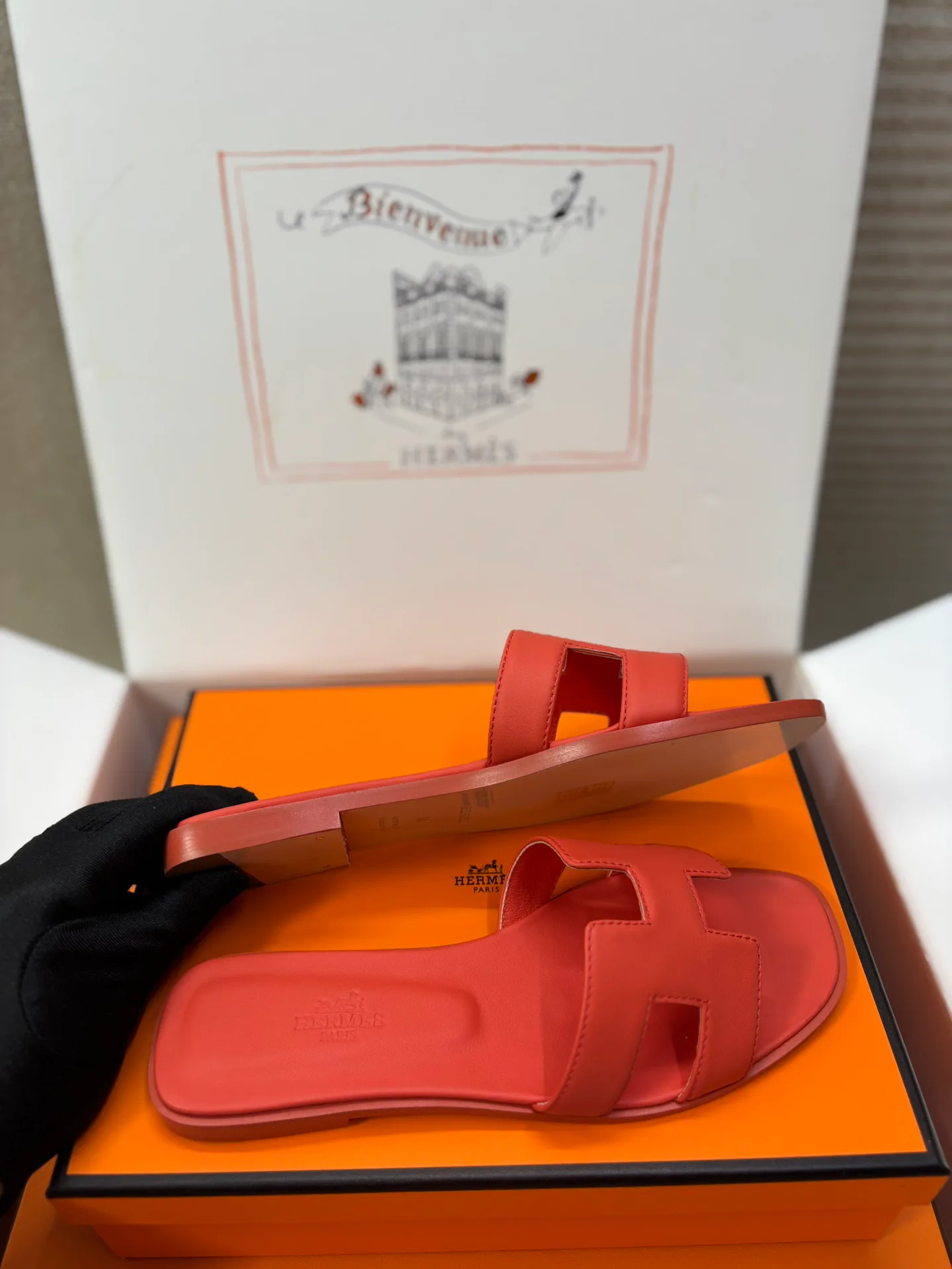 Шлепанцы Женские Hermes 395361