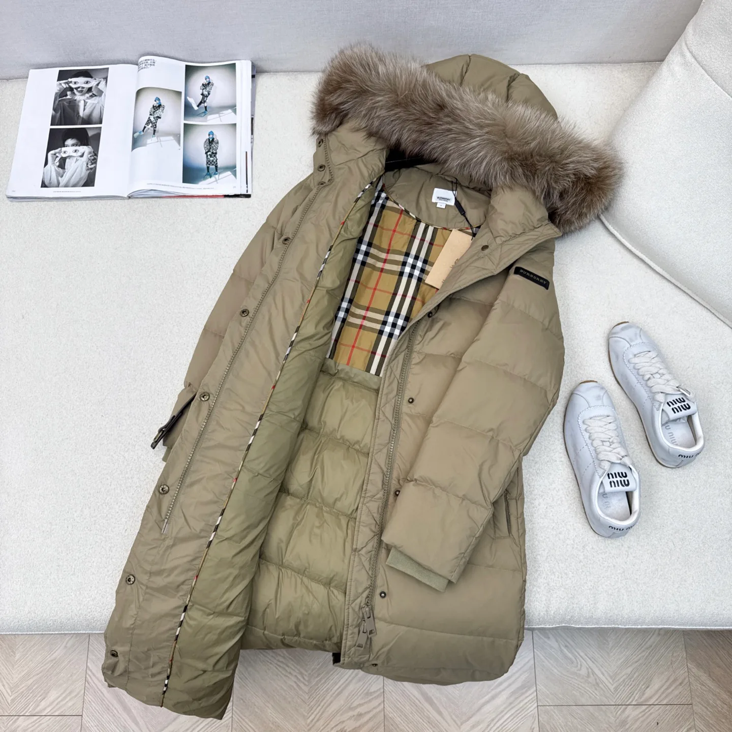 Куртки И Пуховики Женские Burberry 799668