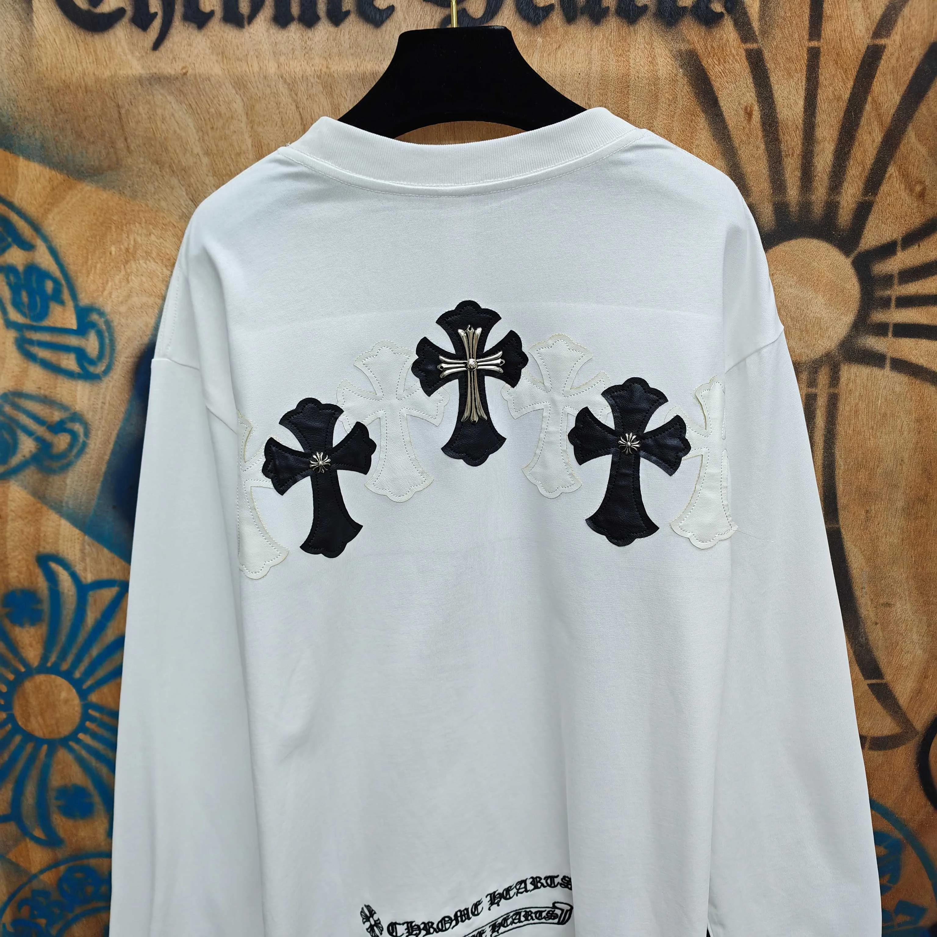 Лонгсливы Мужские Chrome Hearts 13311030