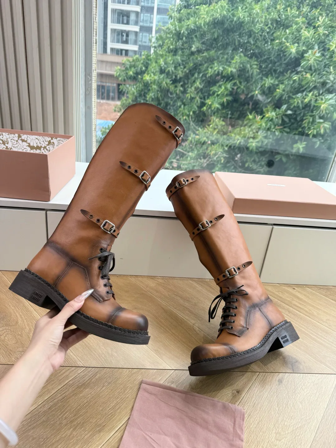 Сапоги Женские Miu Miu 18142688