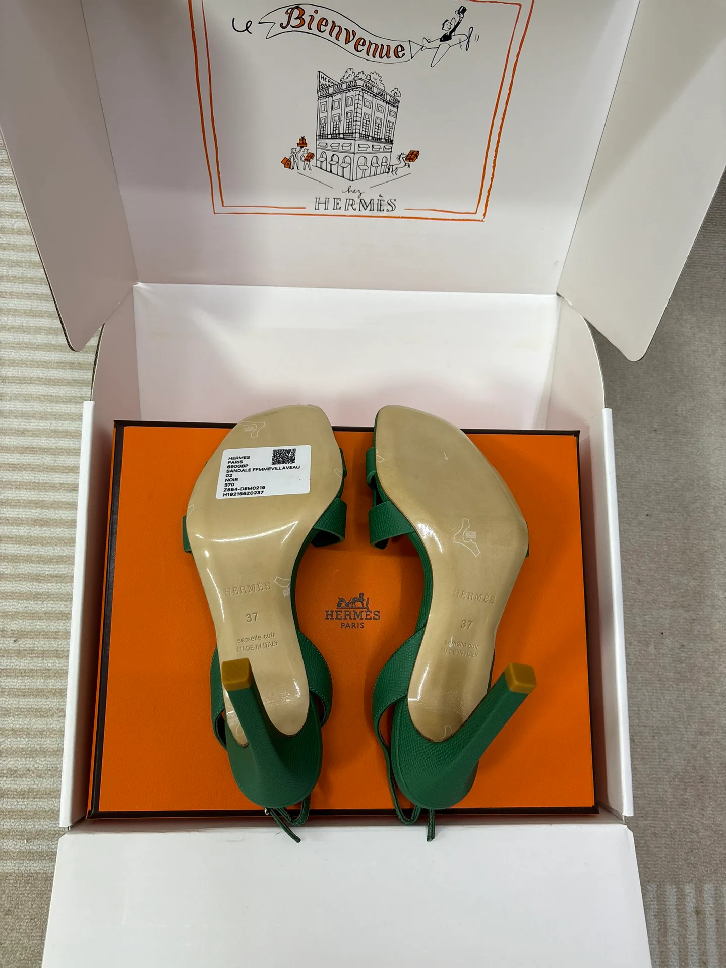 Босоножки Женские Hermes 12597704