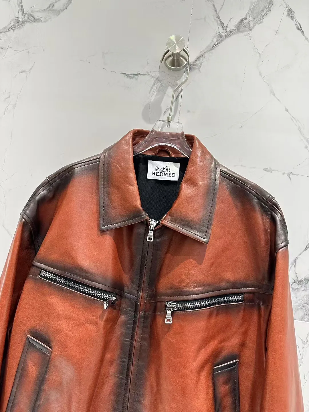 Кожаные Куртки И Дублёнки Мужские Hermes 11700447