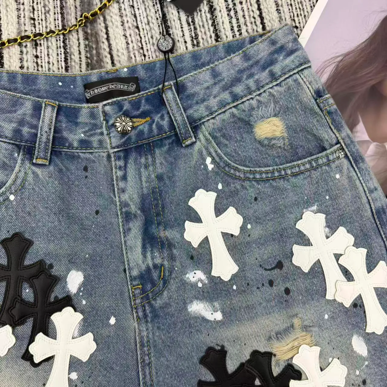 Шорты Женские Chrome Hearts 5979852