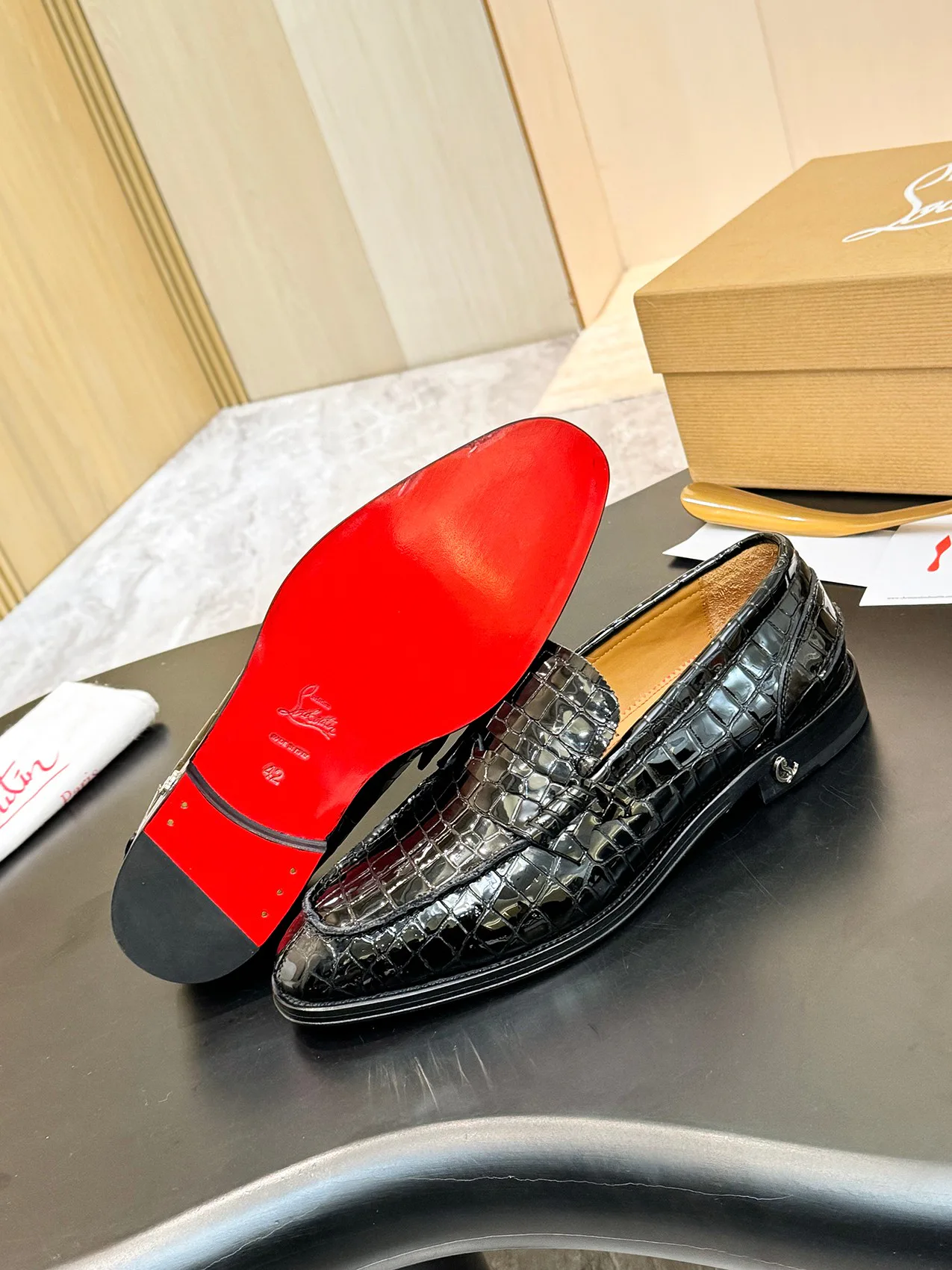 Лоферы И Туфли Мужские Christian Louboutin 18117268