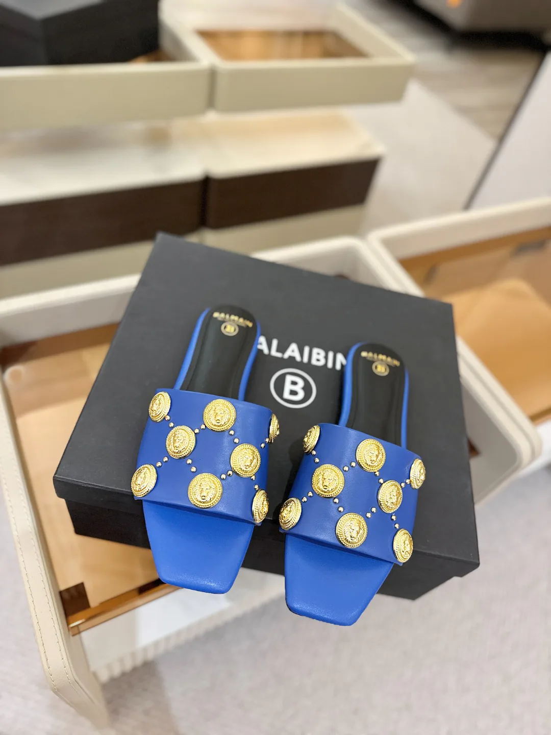 Шлепанцы Женские Balmain 841031