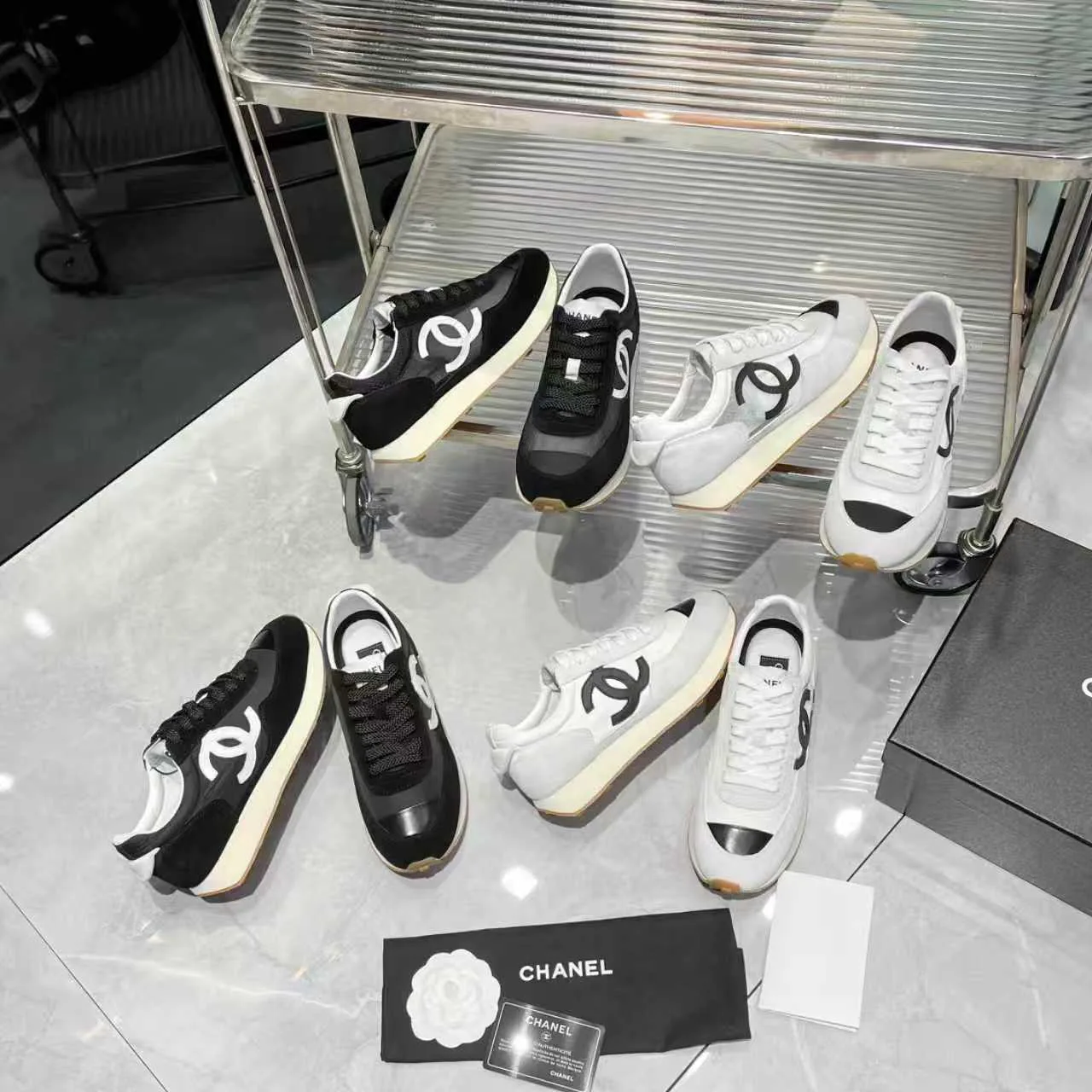 Кроссовки Женские Chanel 5038986