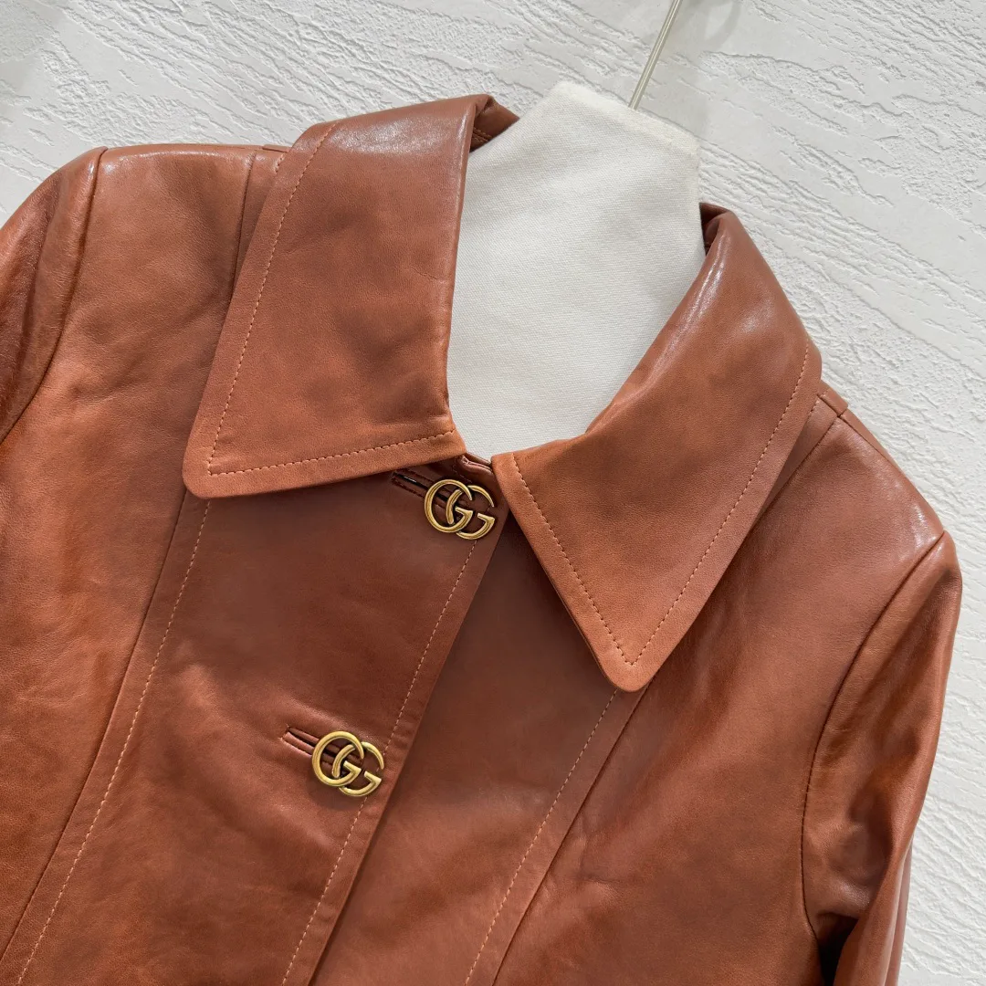 Кожаные Куртки И Дублёнки Женские Gucci 12717807