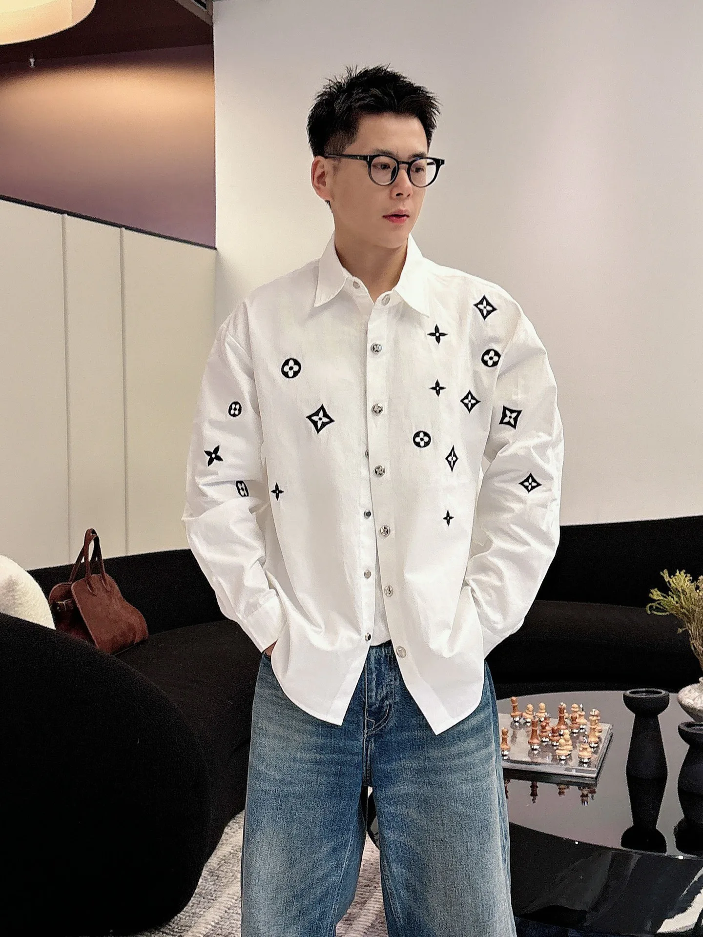 Рубашки Мужские Louis Vuitton 787593