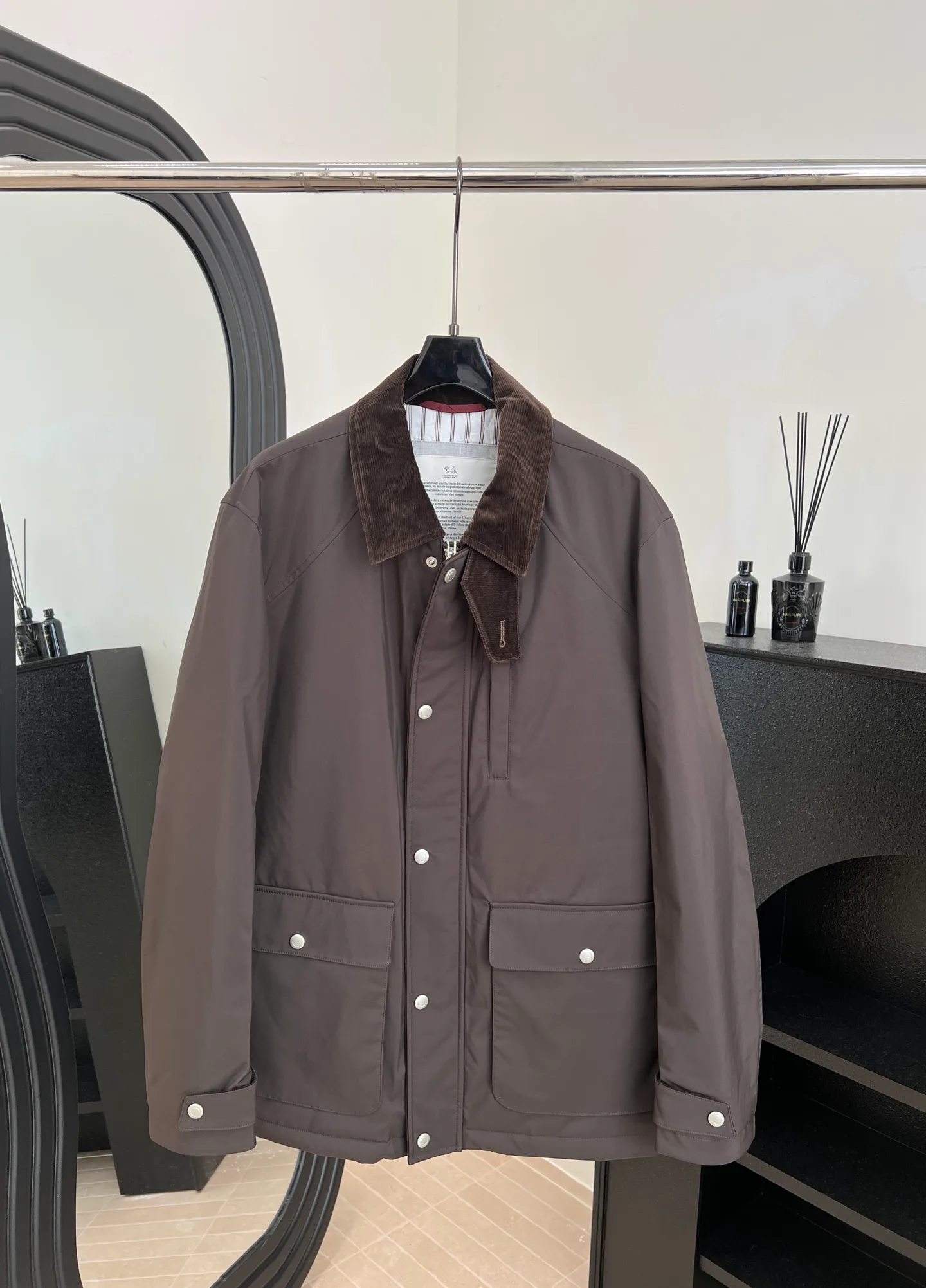 Куртки И Пуховики Мужские Brunello Cucinelli 563229