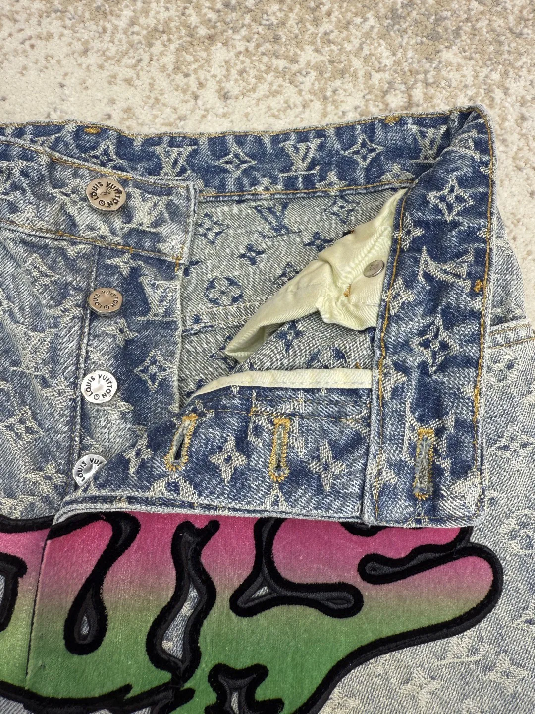 Джинсы Мужские Louis Vuitton 8973457