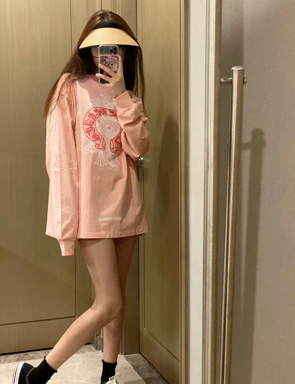 Лонгсливы Мужские Chrome Hearts 11918586