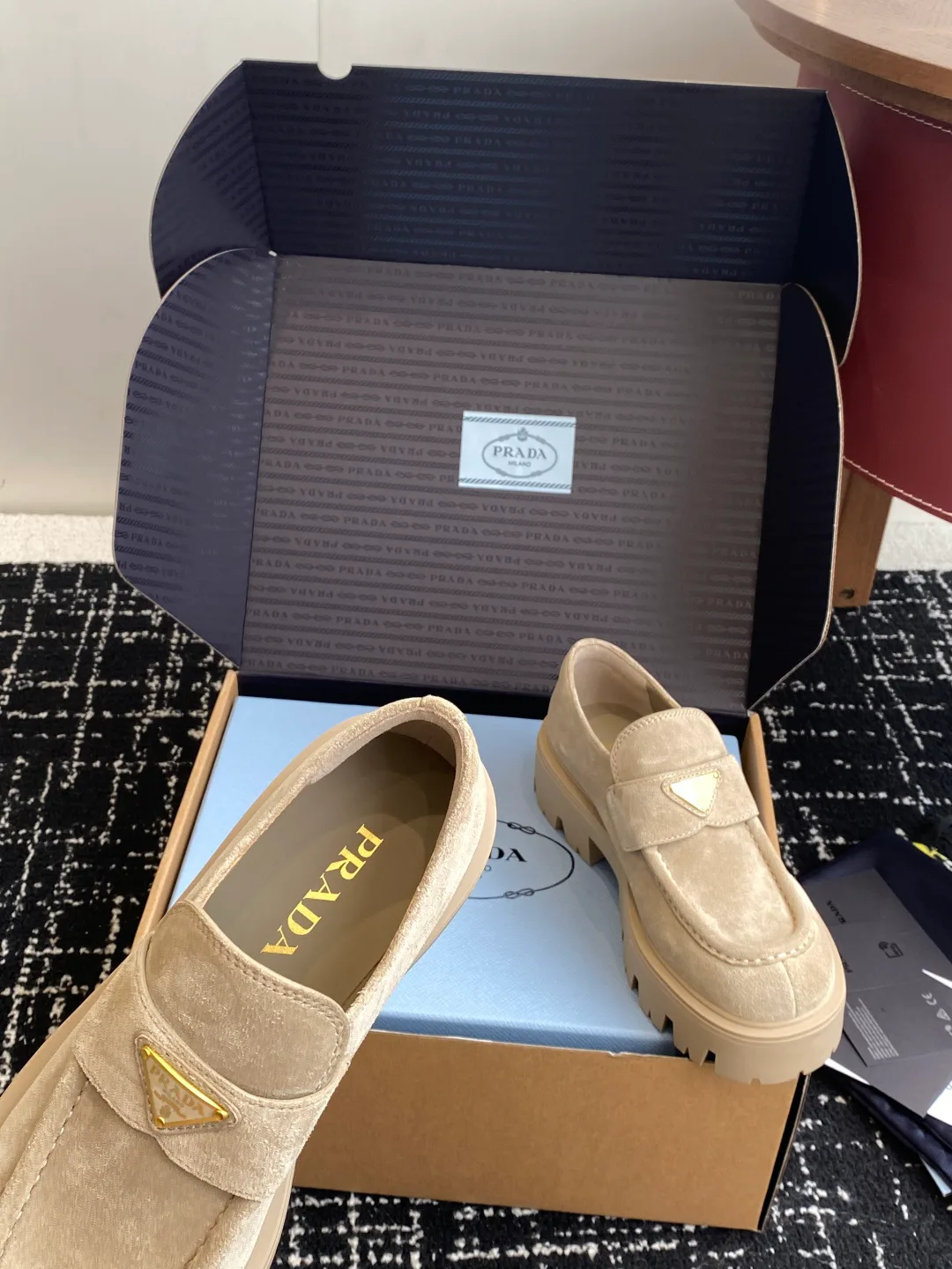 Лоферы И Мокасины Женские Prada 304054