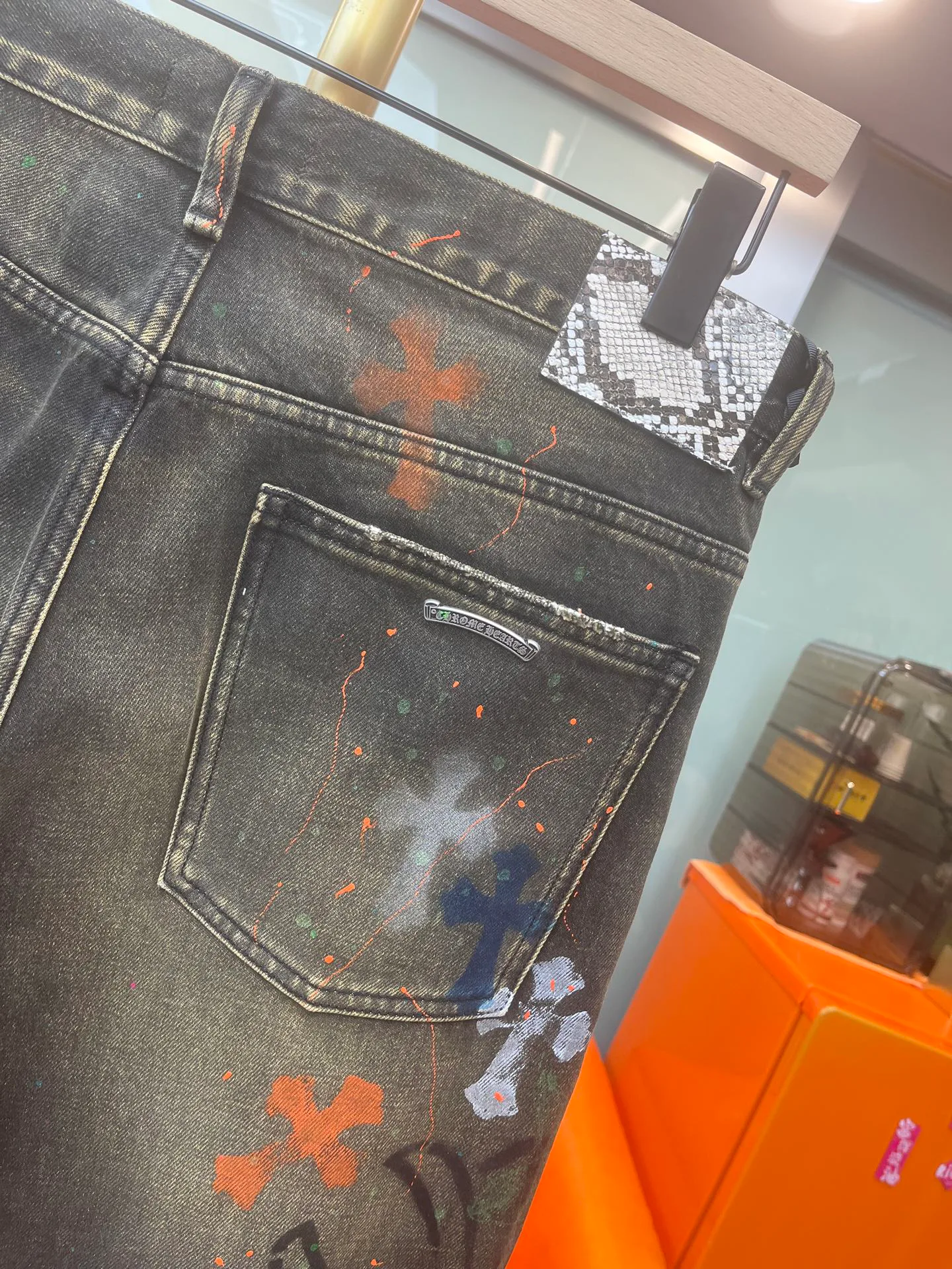 Джинсы Мужские Chrome Hearts 168183