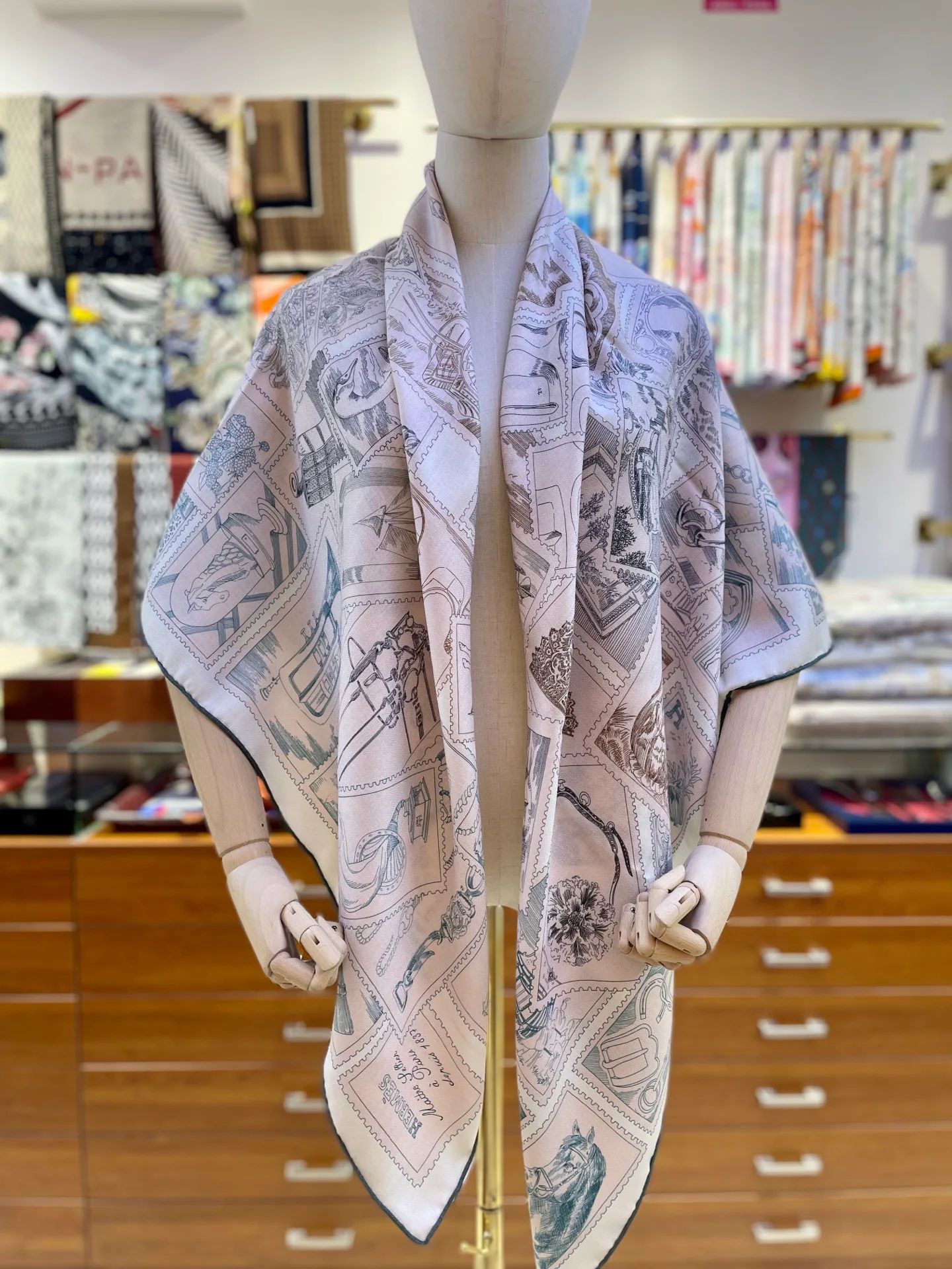 Шарфы Hermes 416875