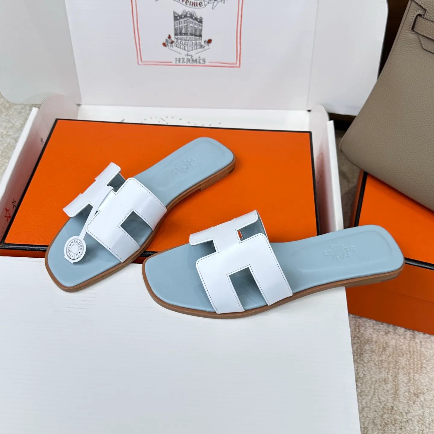 Шлепанцы Женские Hermes 3043257