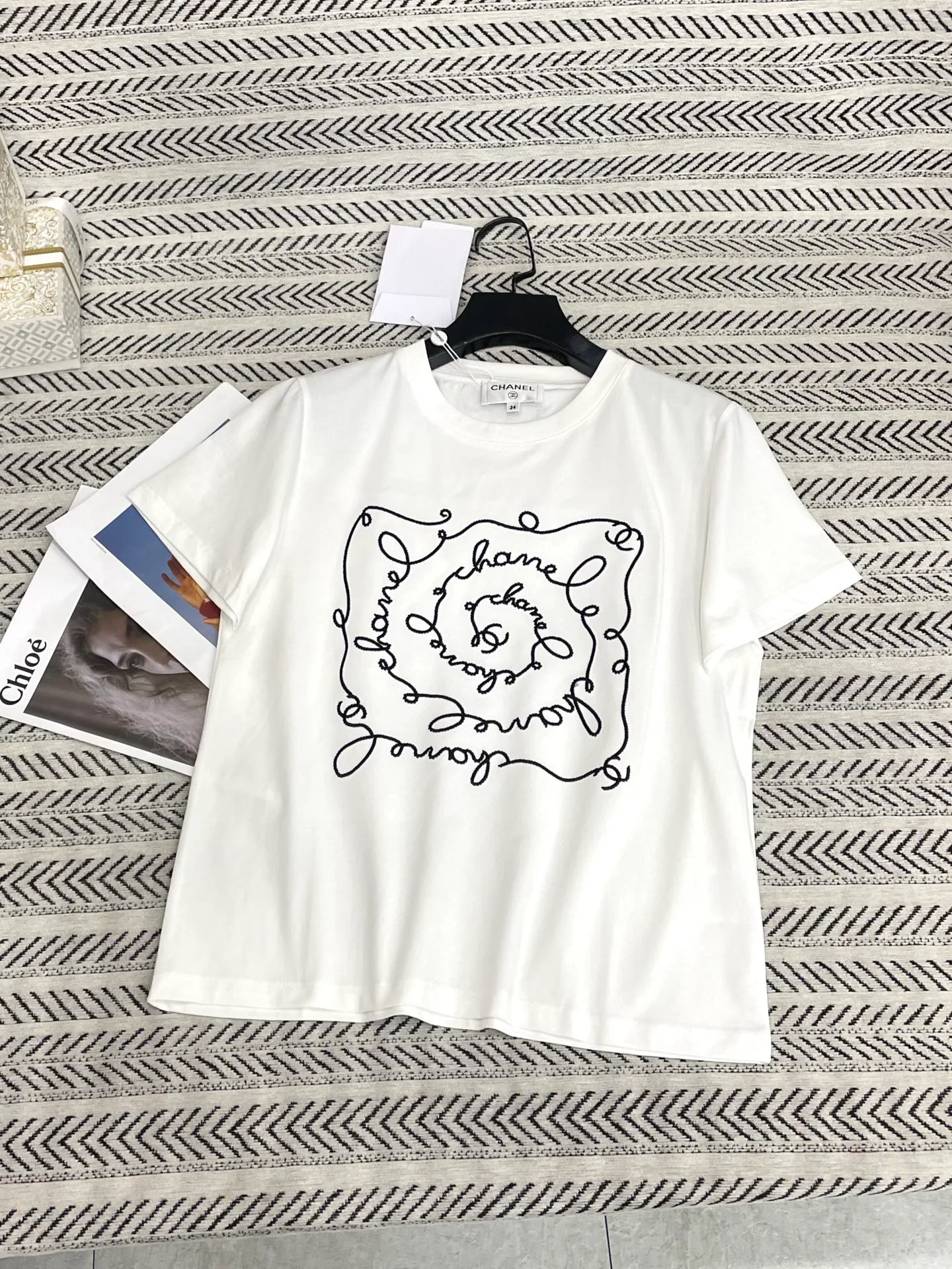 Футболки Женские Chanel 13323807