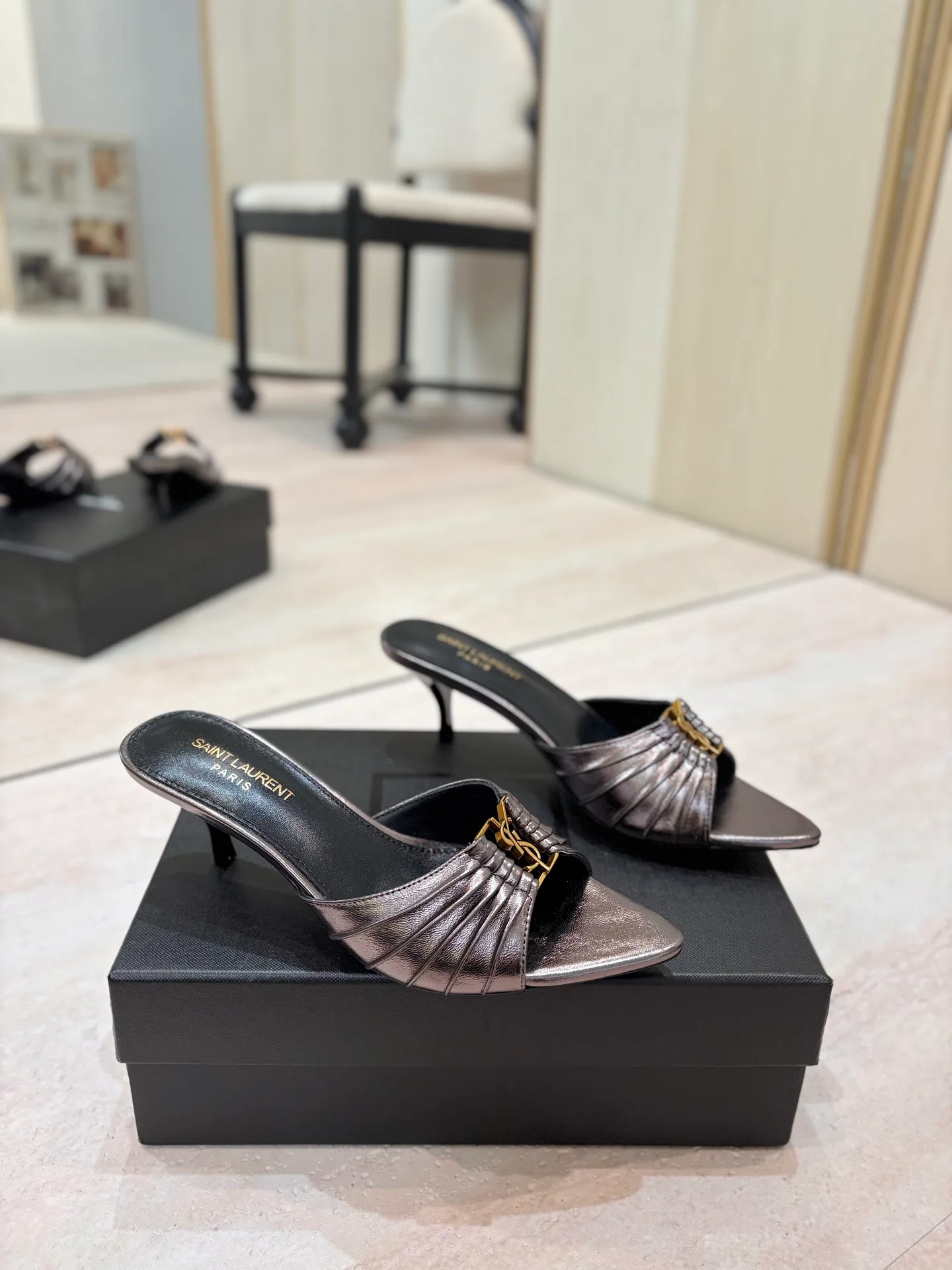 Мюли И Сабо Женские Saint Laurent 17476032