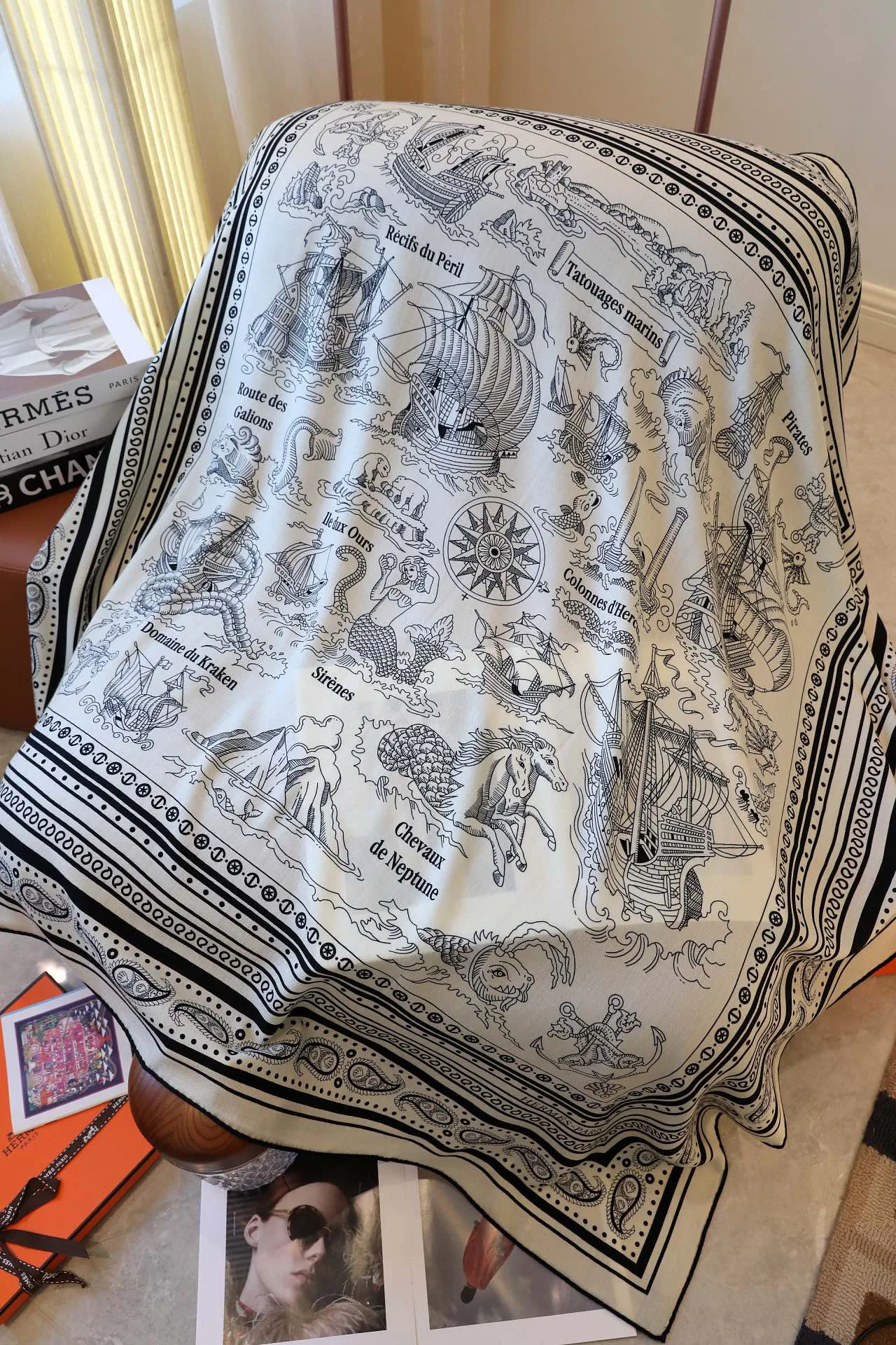 Шарфы Hermes 5048993