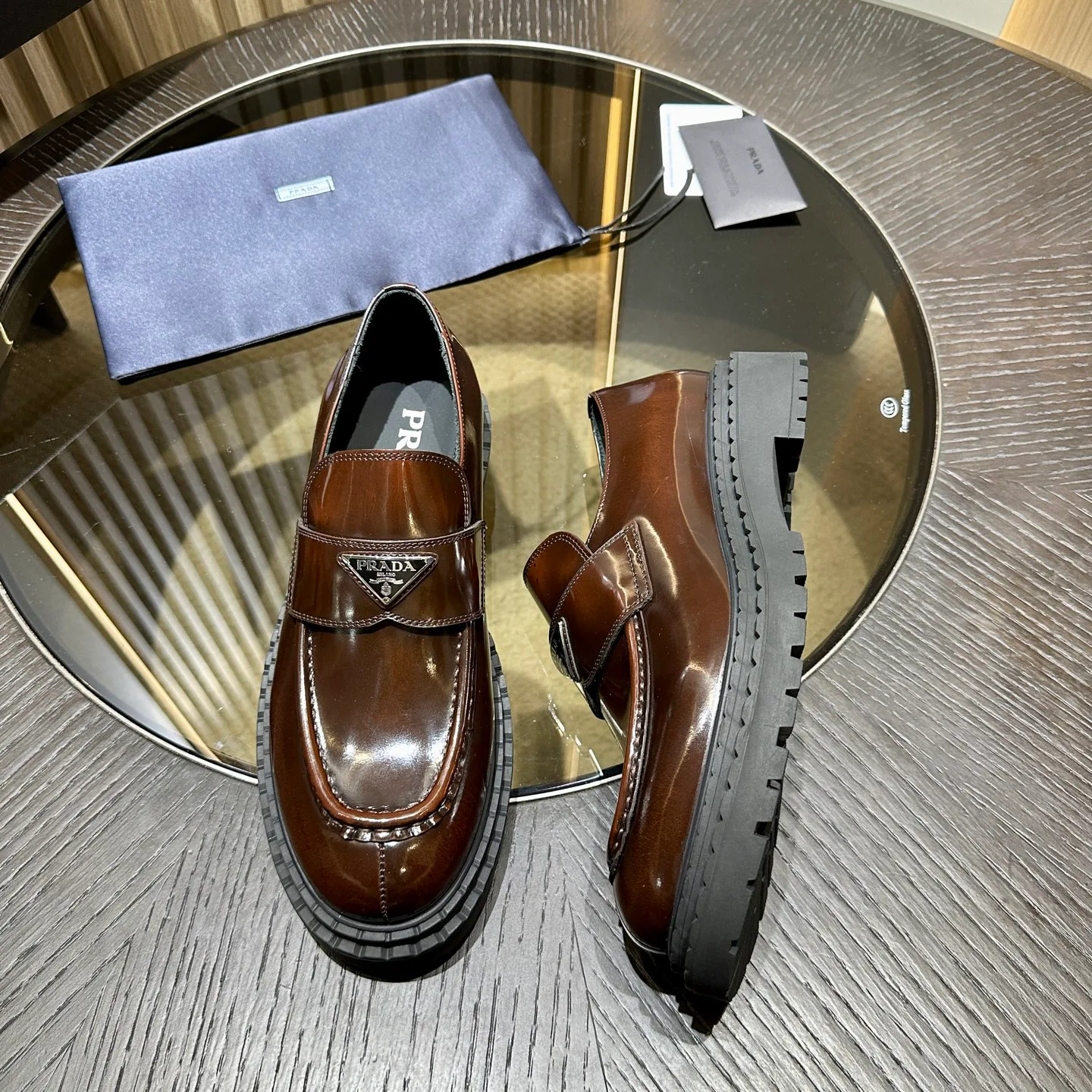 Лоферы И Туфли Мужские Prada 18192303