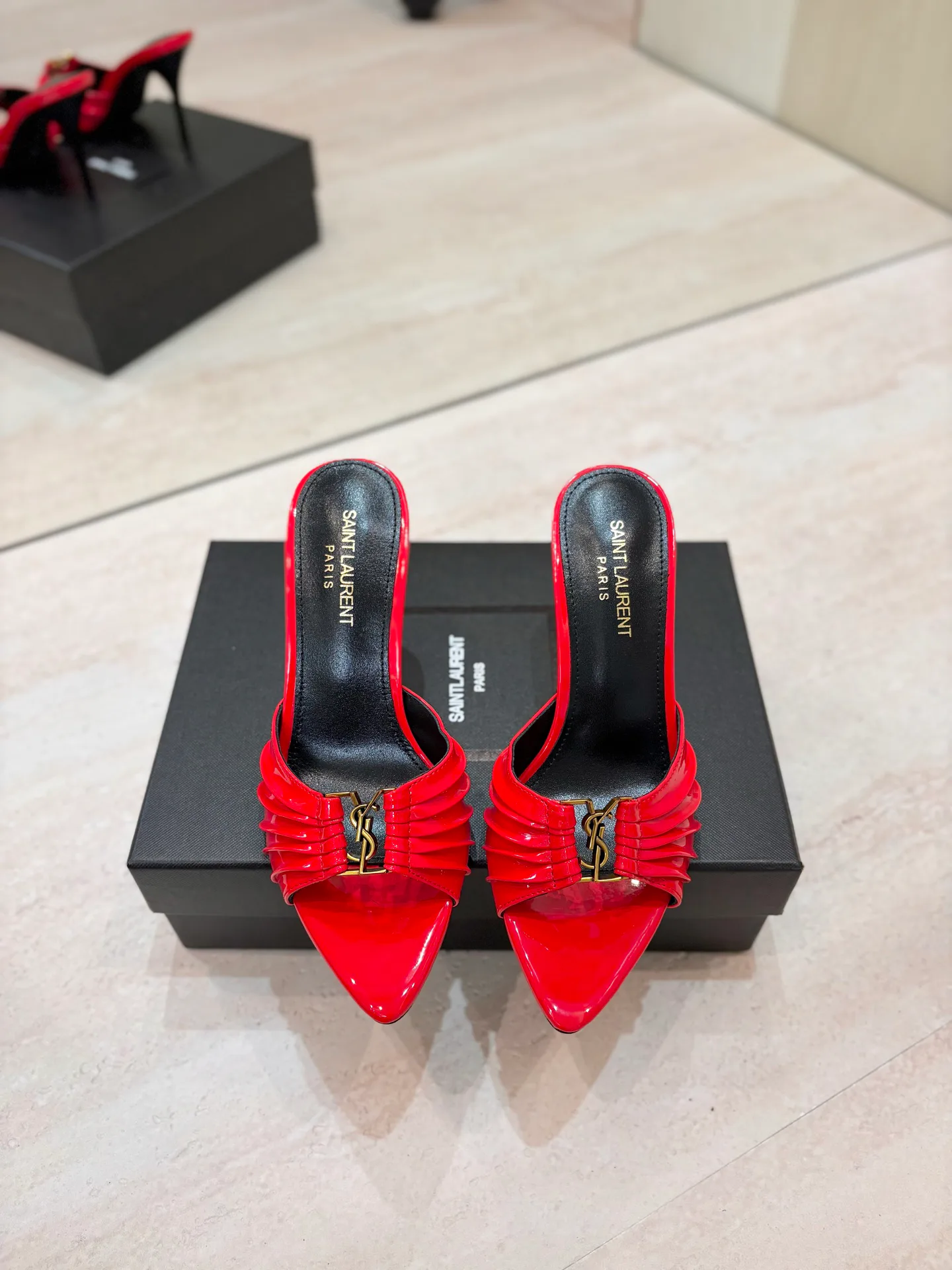 Босоножки Женские Saint Laurent 17476093