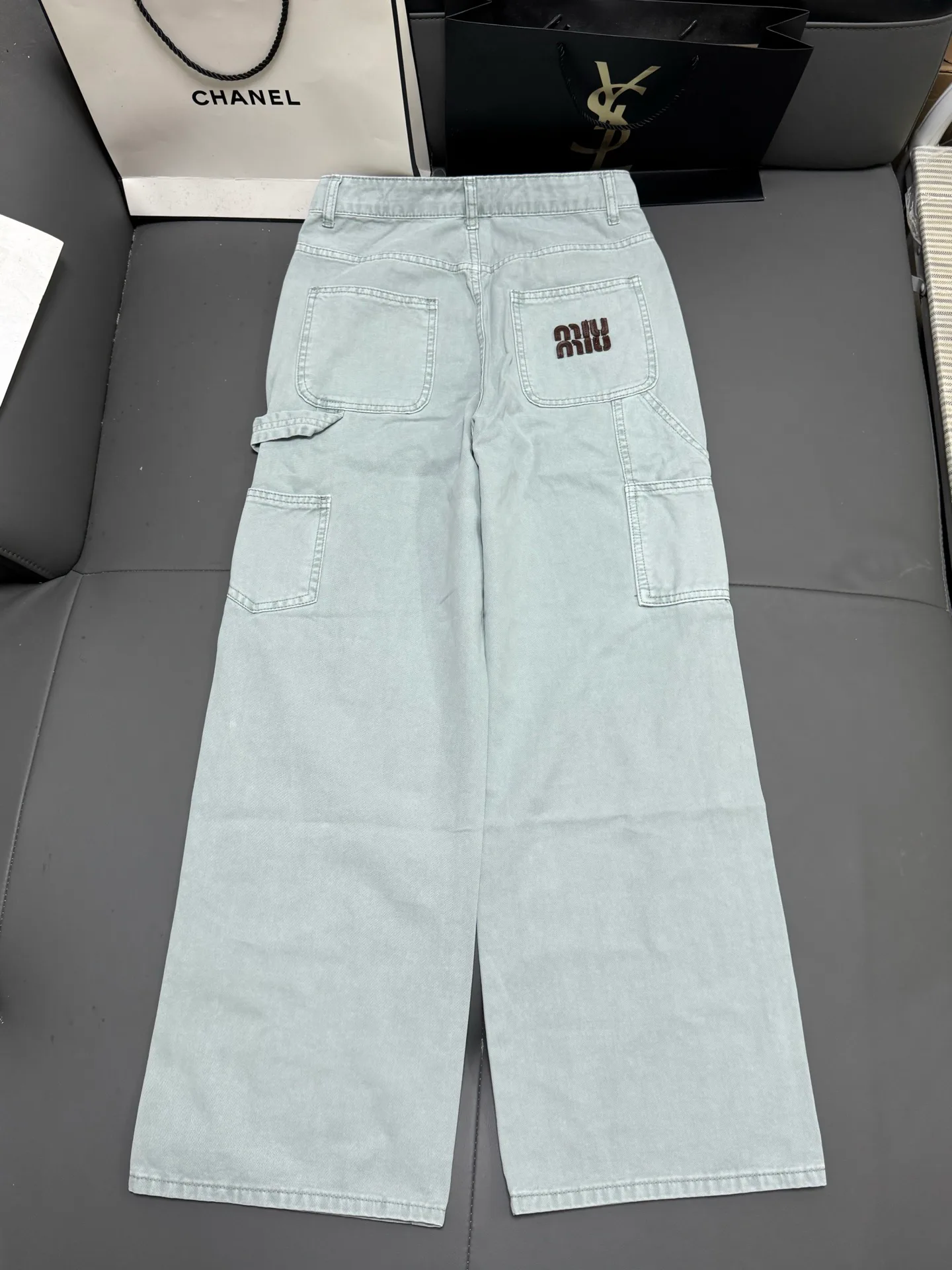 Брюки Женские Miu Miu 18174505