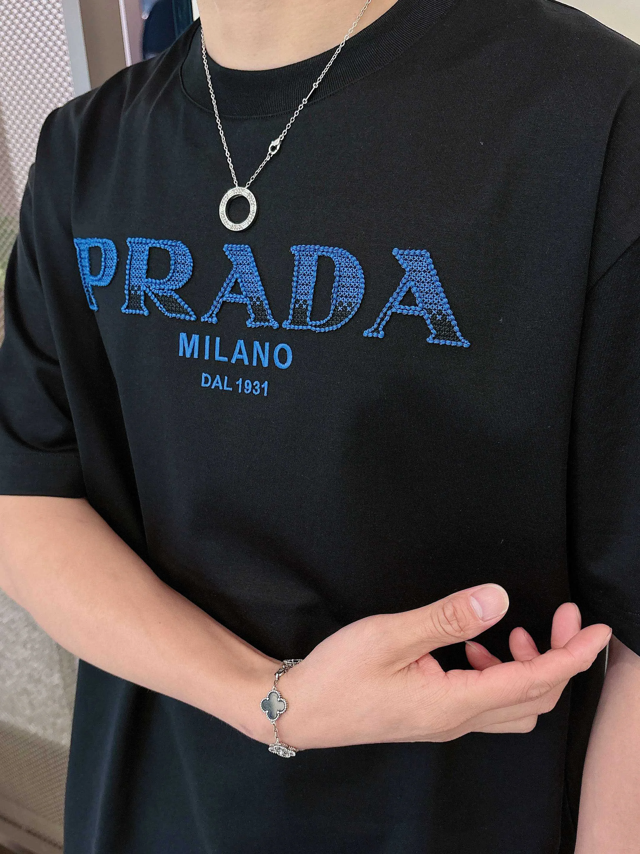 Футболки Мужские Prada 9465282