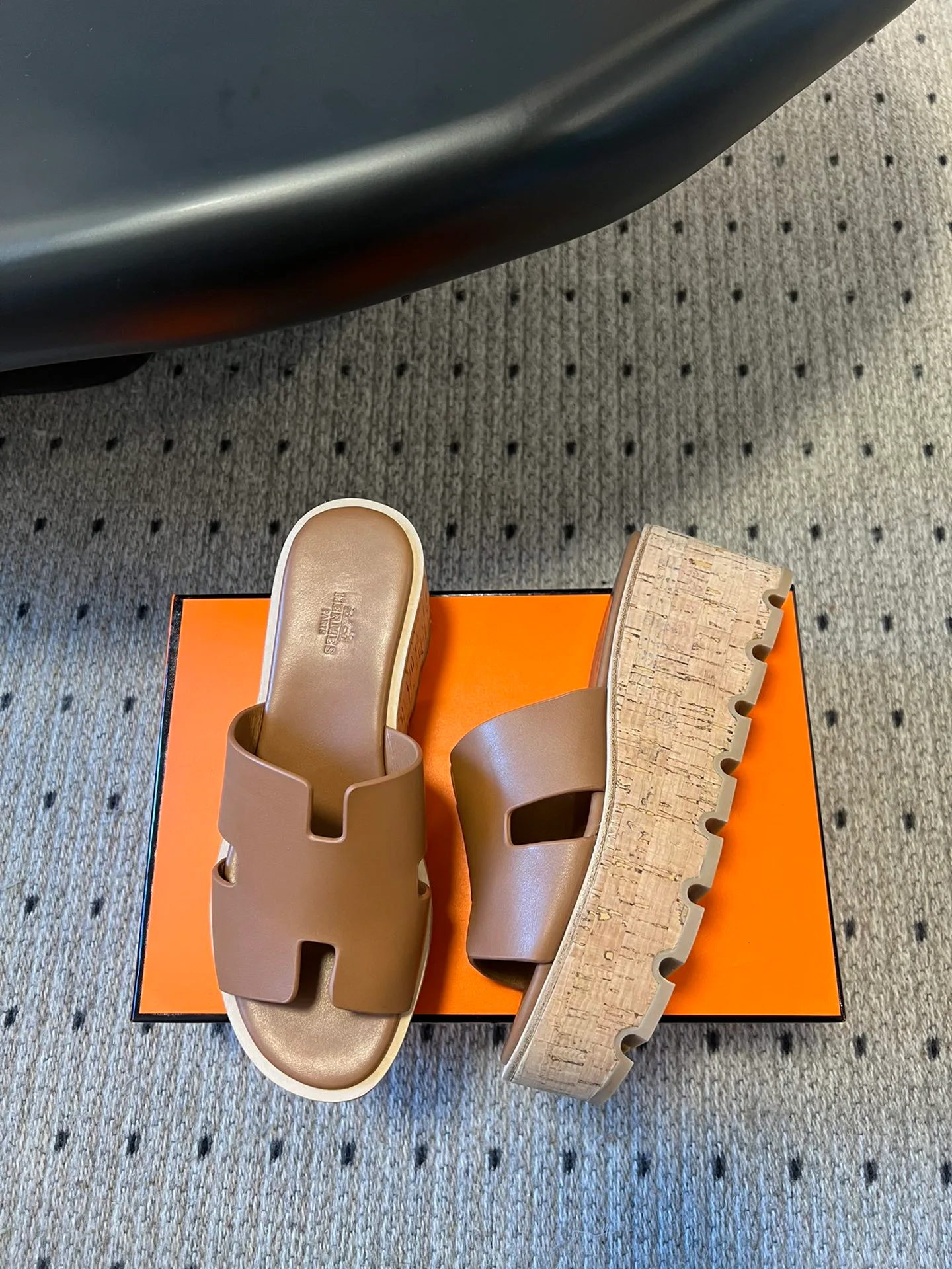 Шлепанцы Женские Hermes 8653