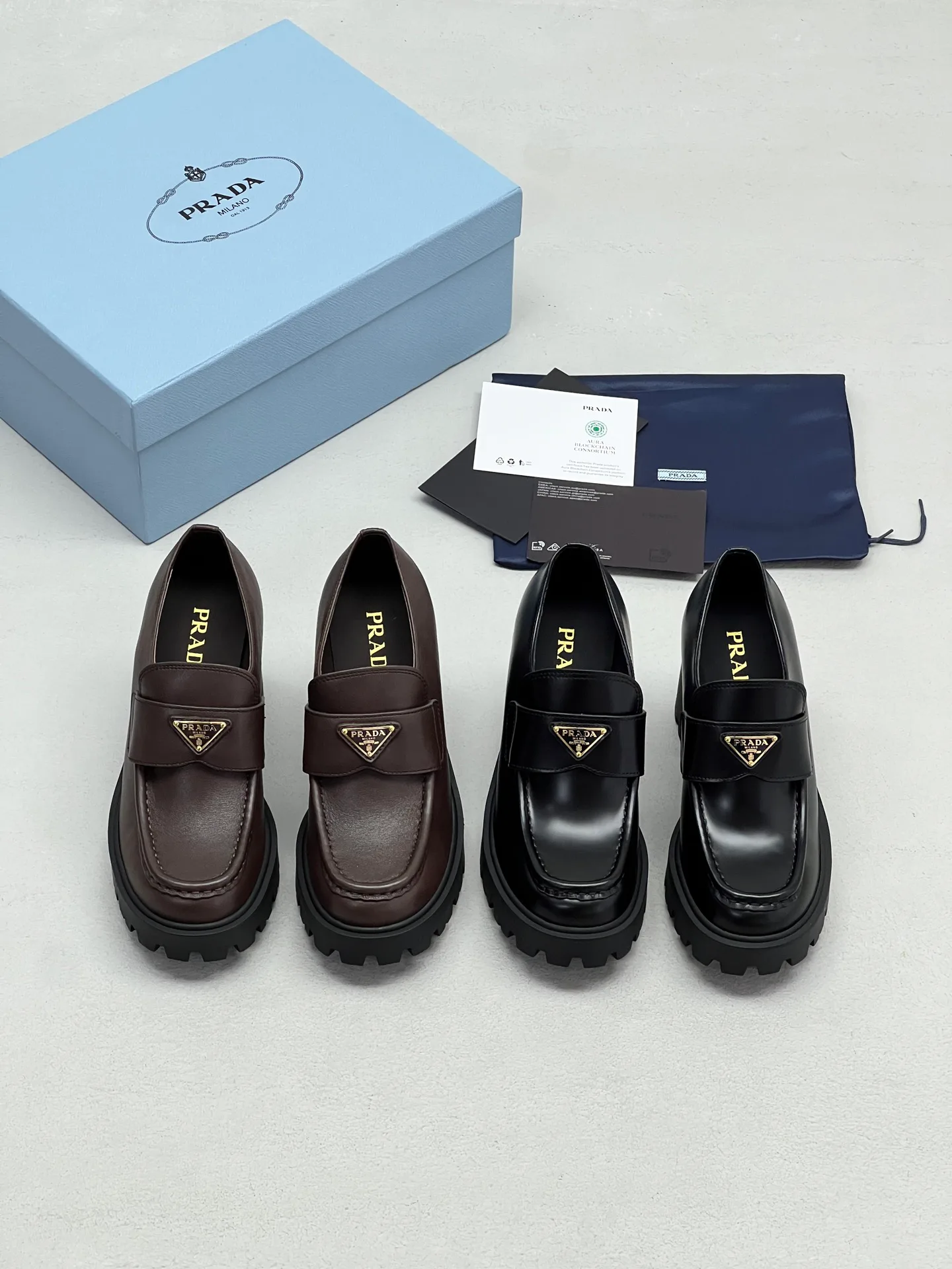 Лоферы И Мокасины Женские Prada 18224005