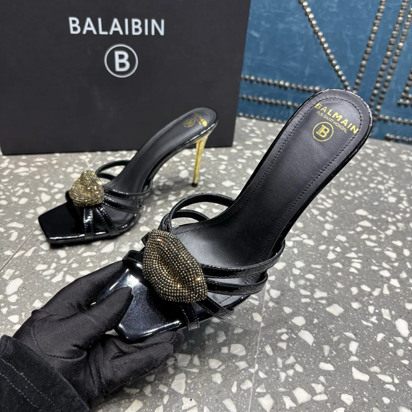 Босоножки Женские Balmain 1225187