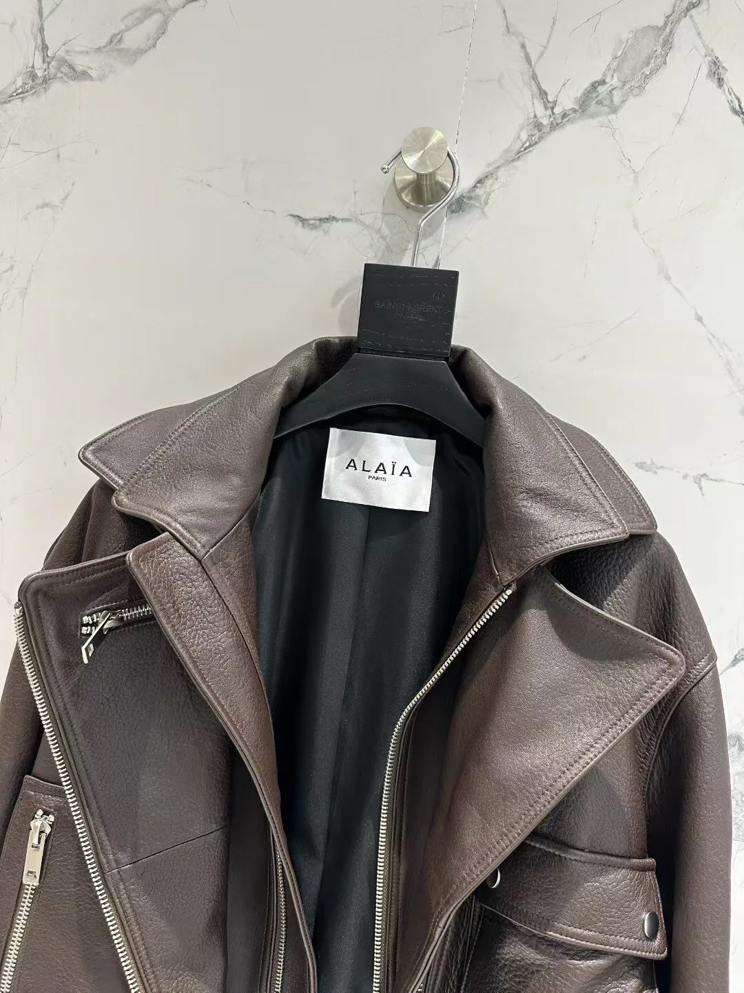 Кожаные Куртки И Дублёнки Женские Alaia 11700500