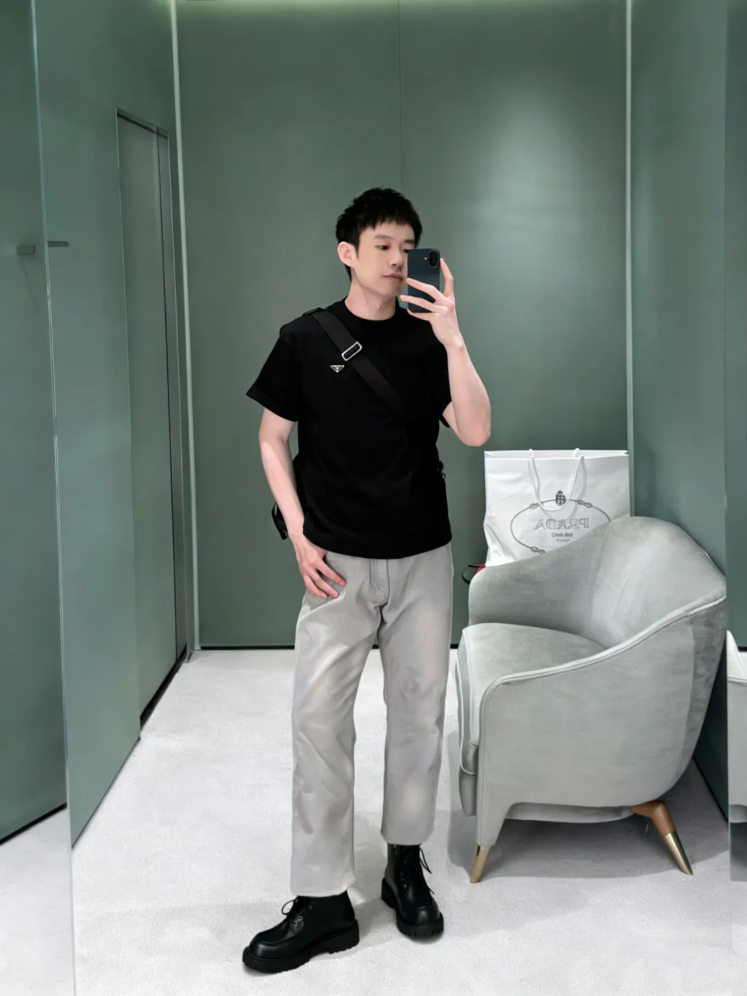 Футболки Мужские Prada 1265389