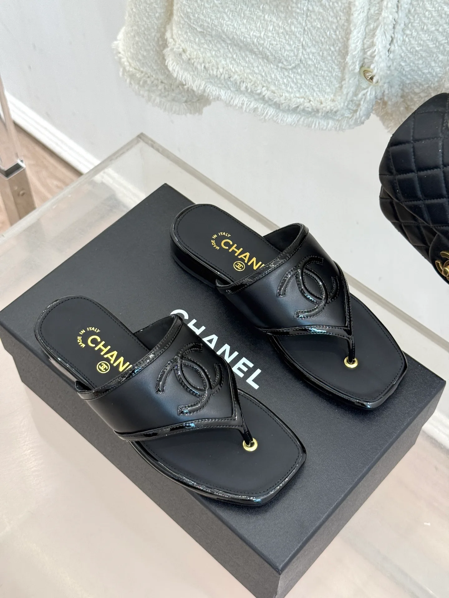 Шлепанцы Женские Chanel 17425289