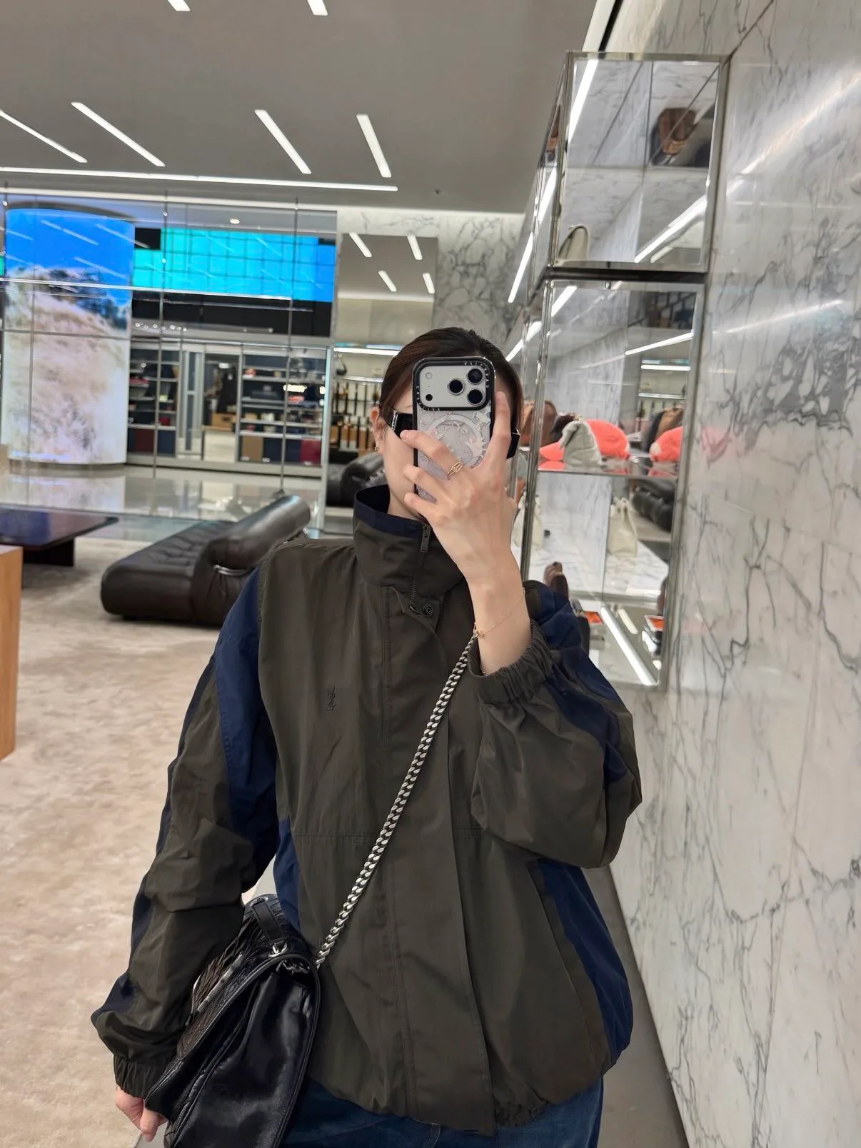 Куртки И Пуховики Женские Saint Laurent 19145930