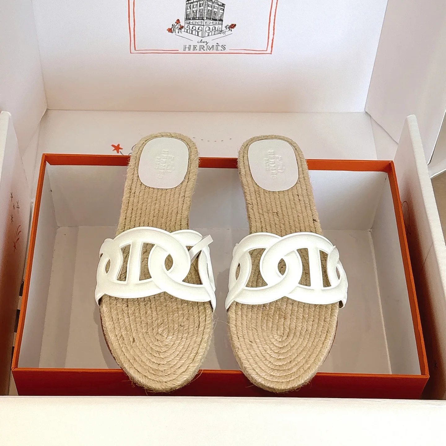 Шлепанцы Женские Hermes 491341