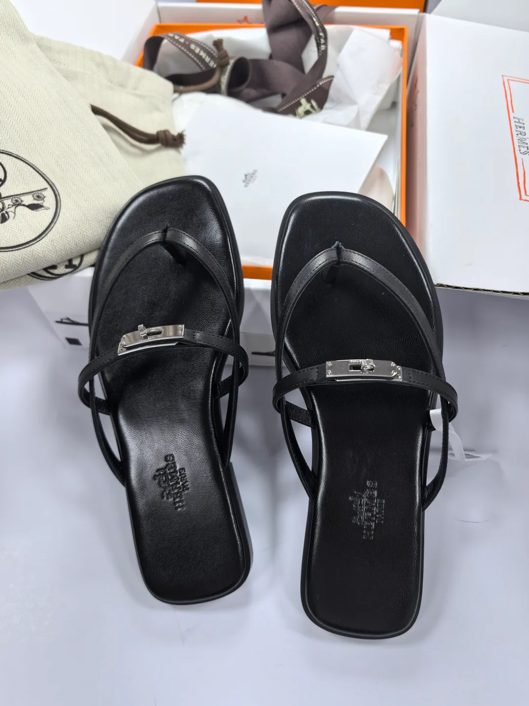 Шлепанцы Женские Hermes 14637916
