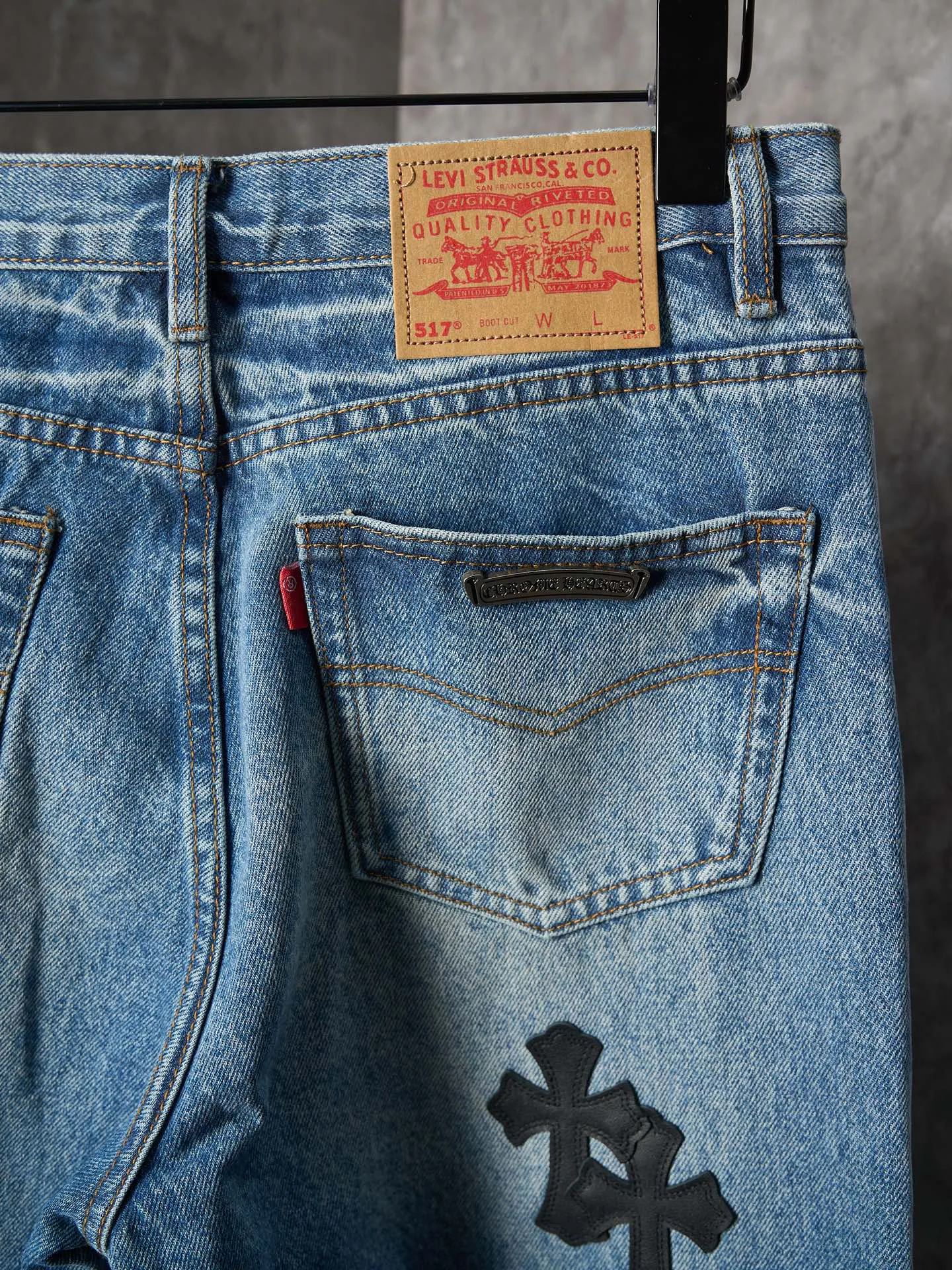 Джинсы Женские Chrome Hearts 1889350