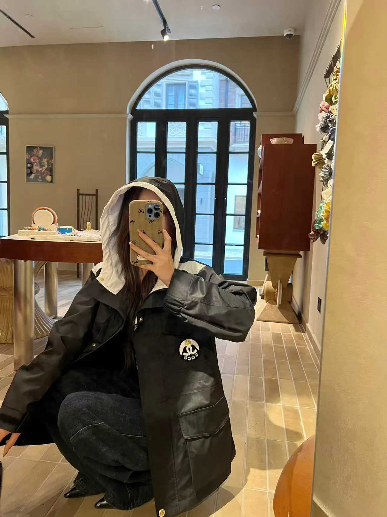 Куртки И Пуховики Женские Chanel 10777563