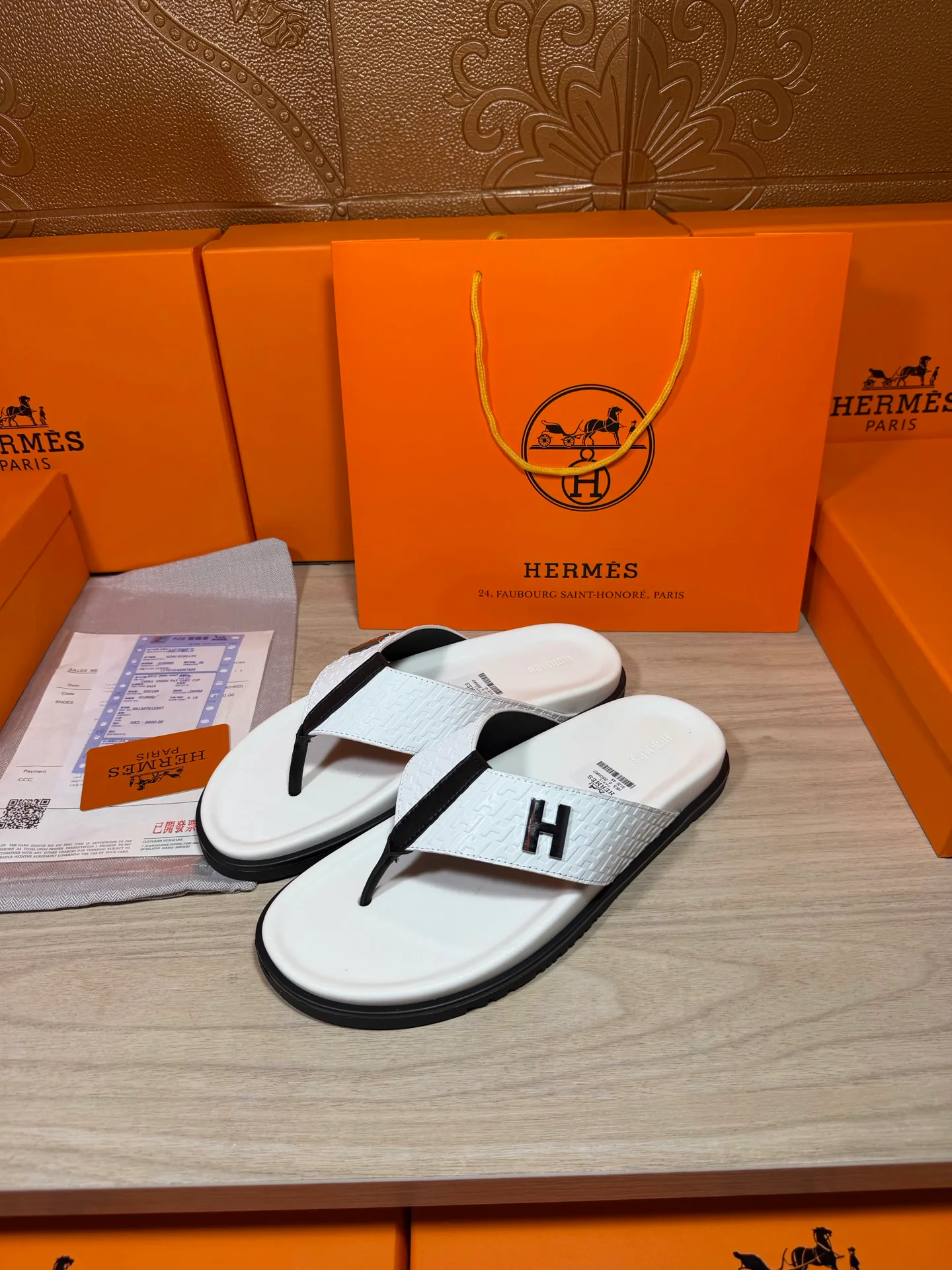 Шлепанцы Мужские Hermes 19414492