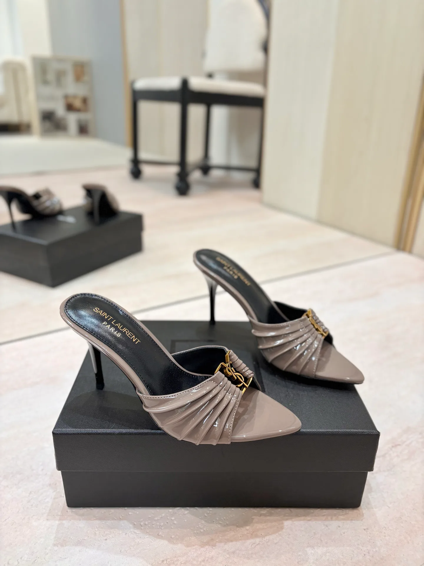 Мюли И Сабо Женские Saint Laurent 17476092