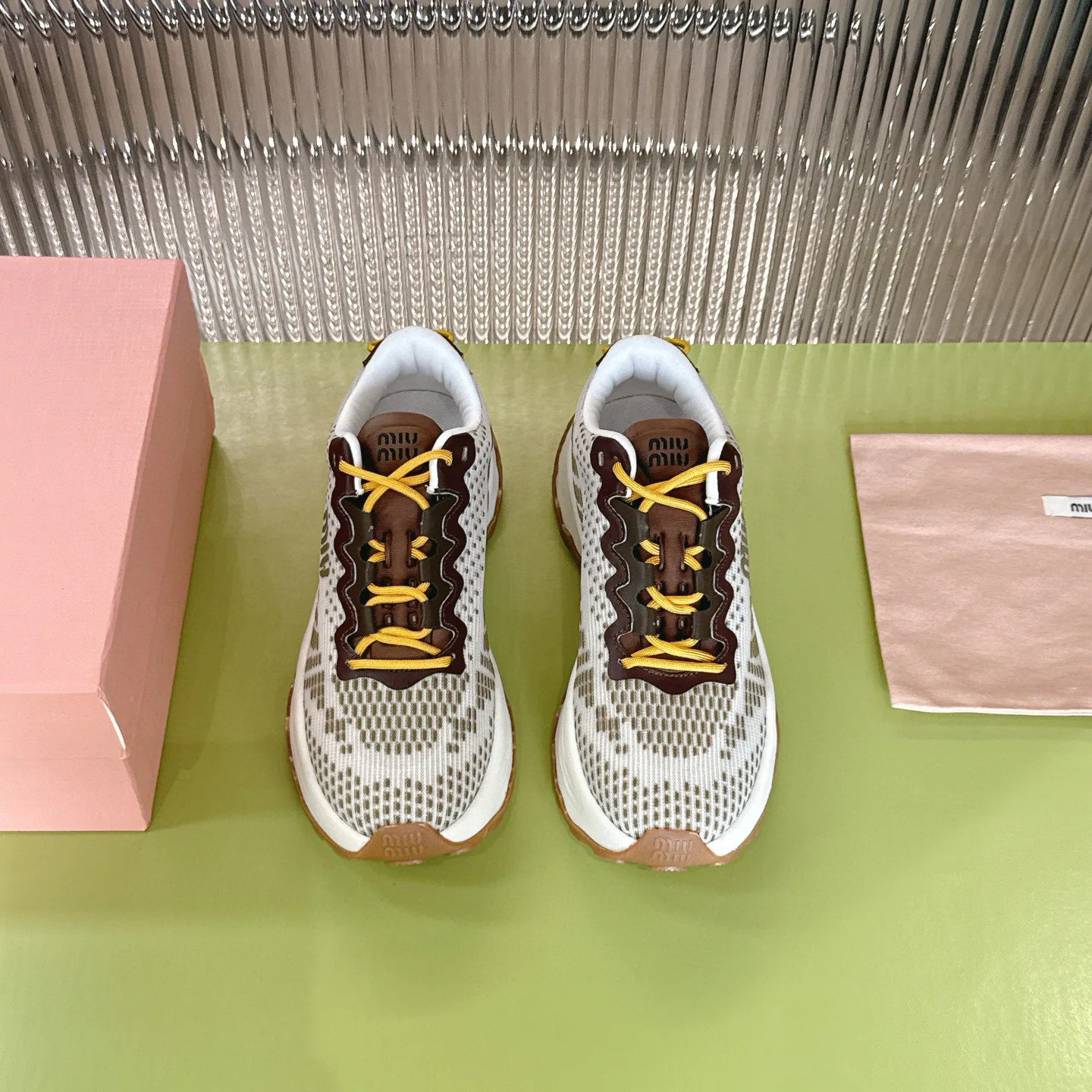 Кроссовки Женские Miu Miu 109603