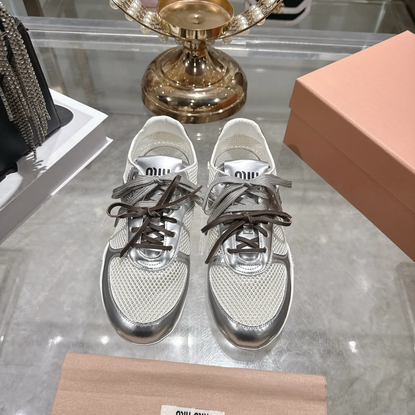 Кроссовки Женские Miu Miu 4549619