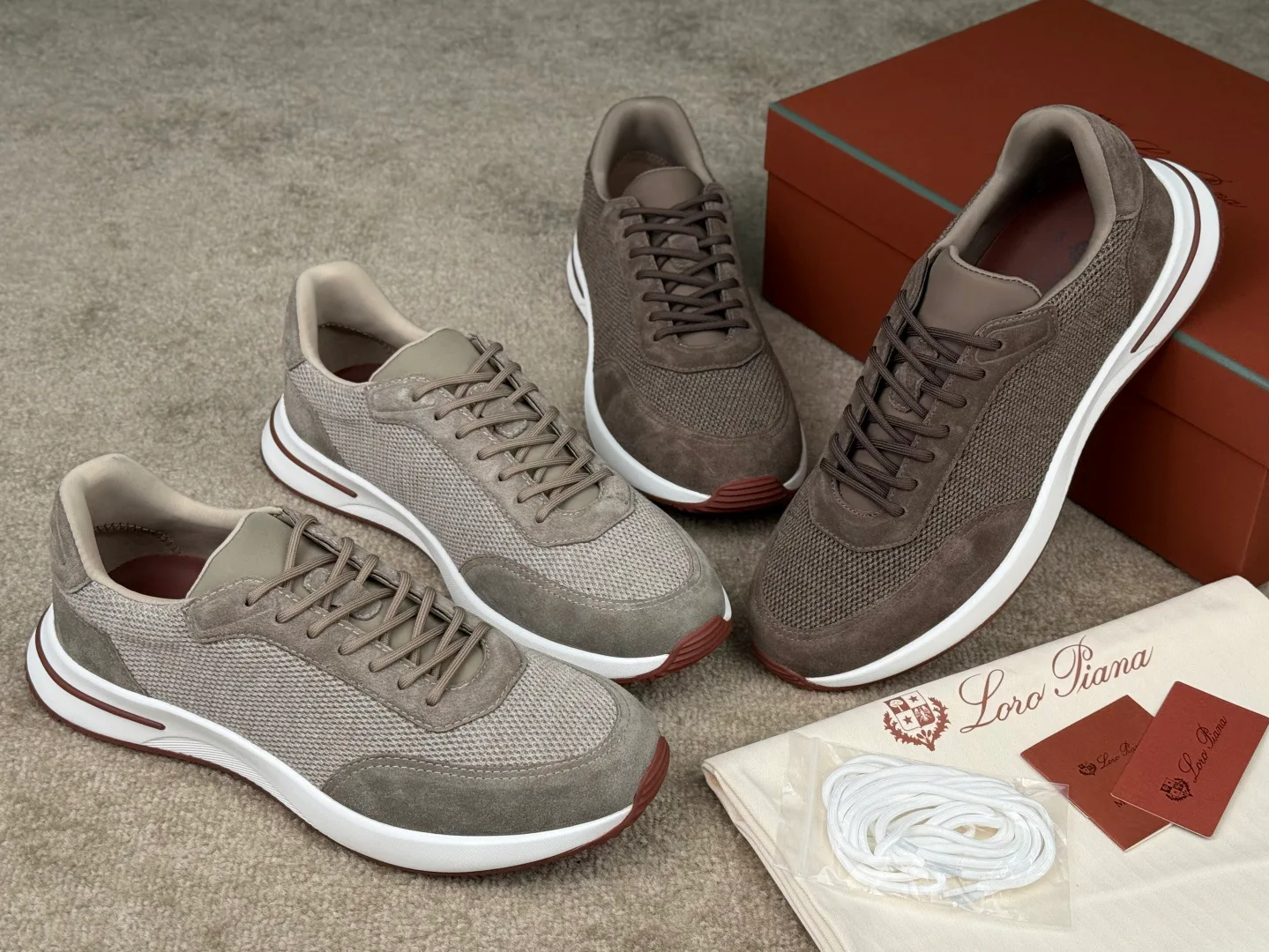 Кроссовки Мужские Loro Piana 1893493
