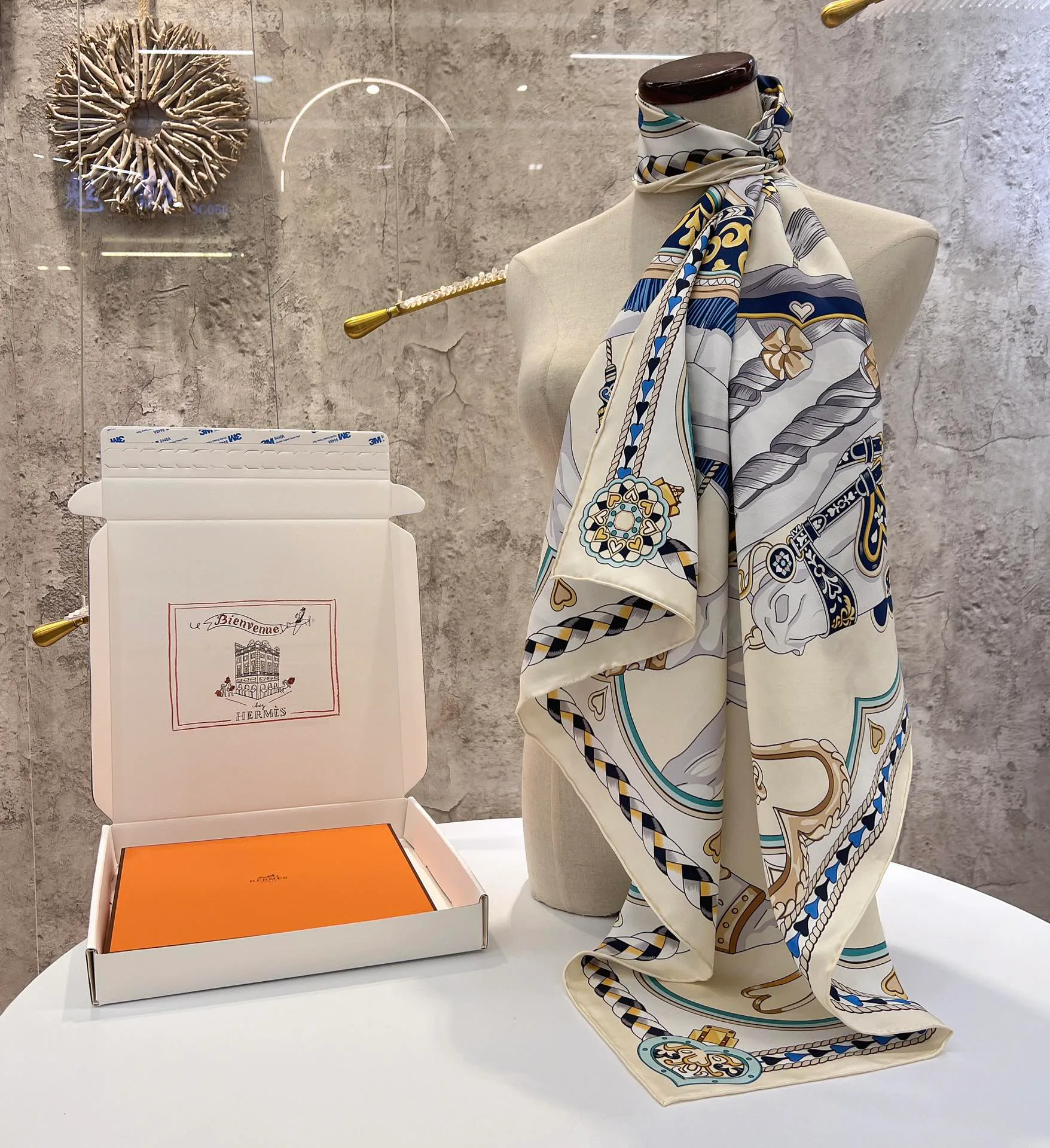 Шарфы Hermes 24225