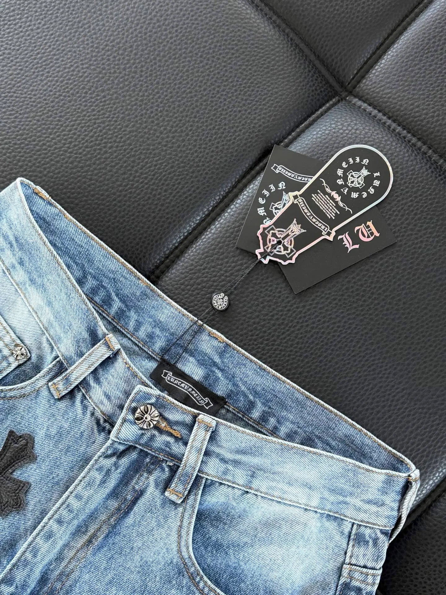 Джинсы Женские Chrome Hearts 3375346