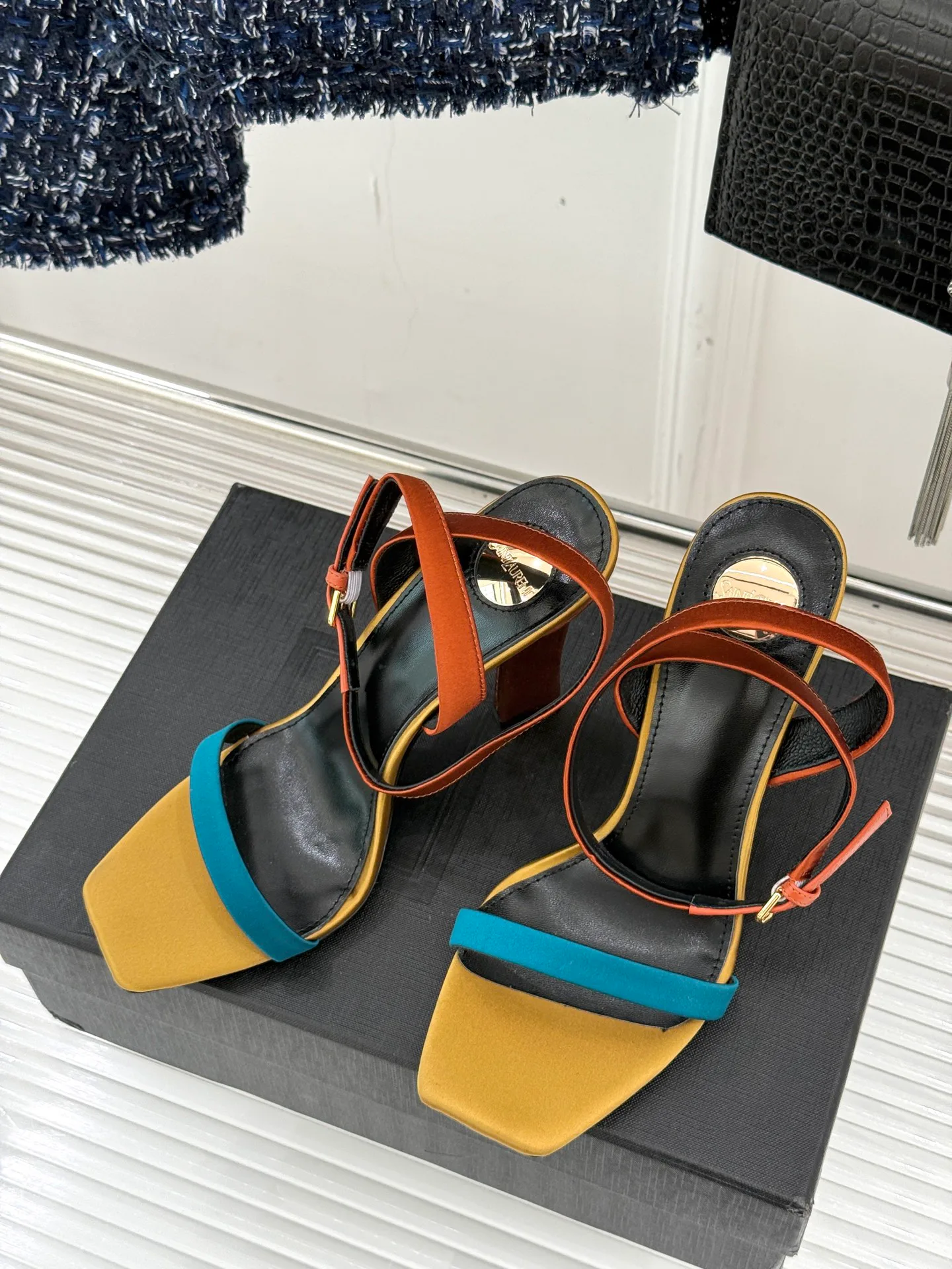 Босоножки Женские Saint Laurent